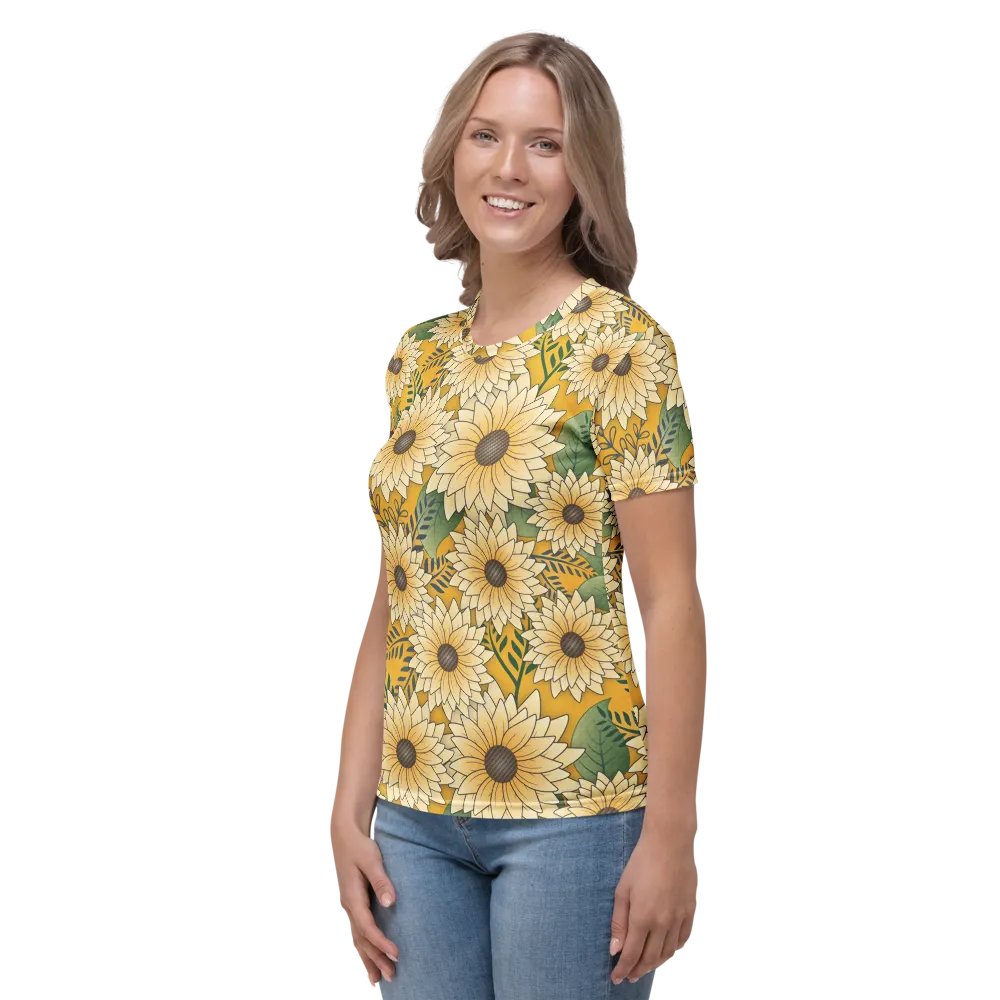 Bold Sunflower Prints Women's T-Shirt product image (3)