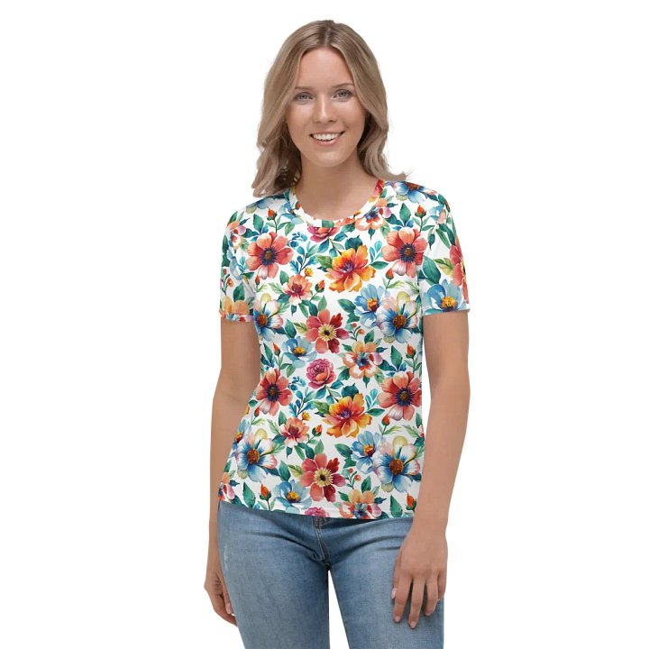 Floral Fantasy Women's Crew Neck T-Shirt product image (1)