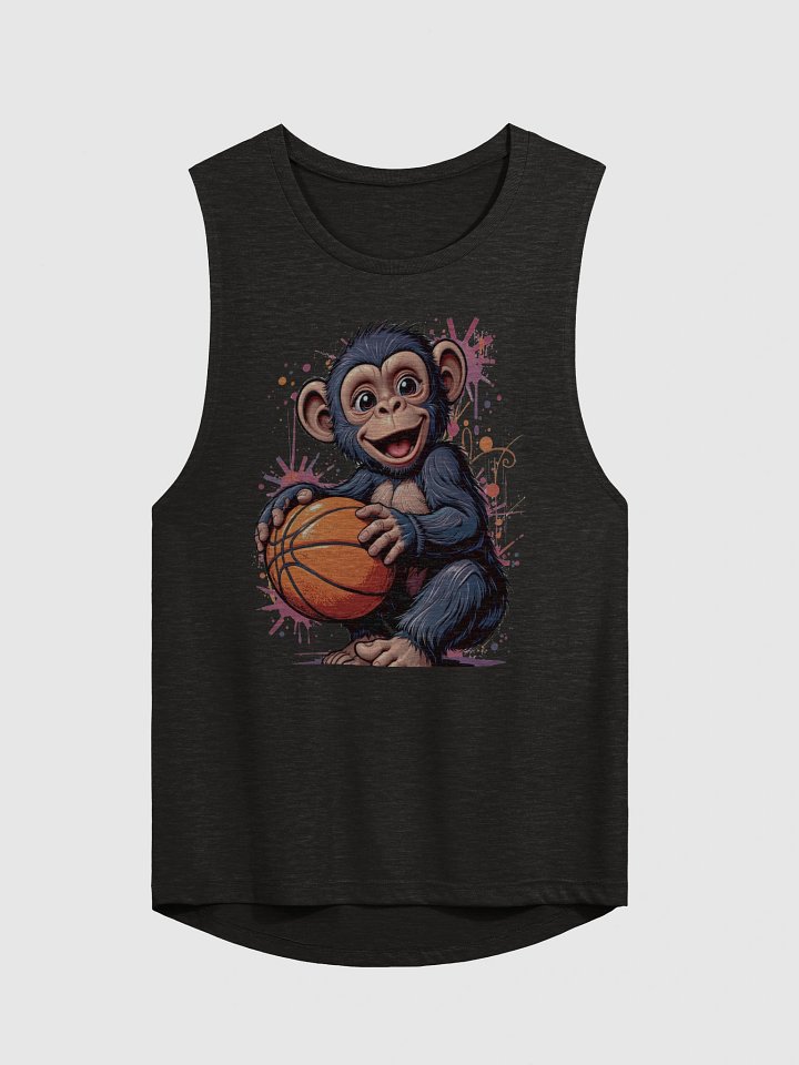 Playful Monkey Basketball Women's Tank product image (3)
