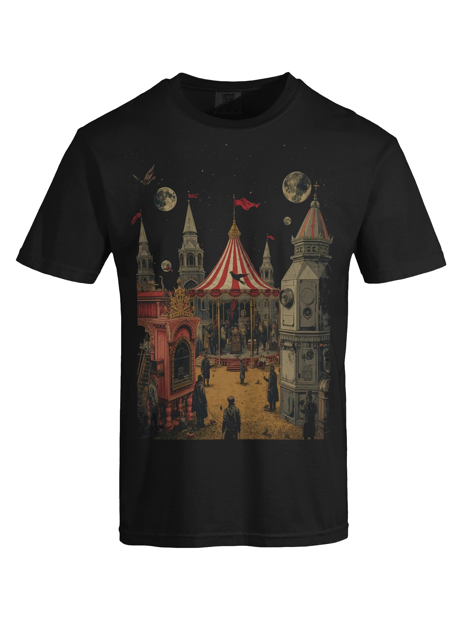 Whimsical Circus Heavyweight T-Shirt product image (2)
