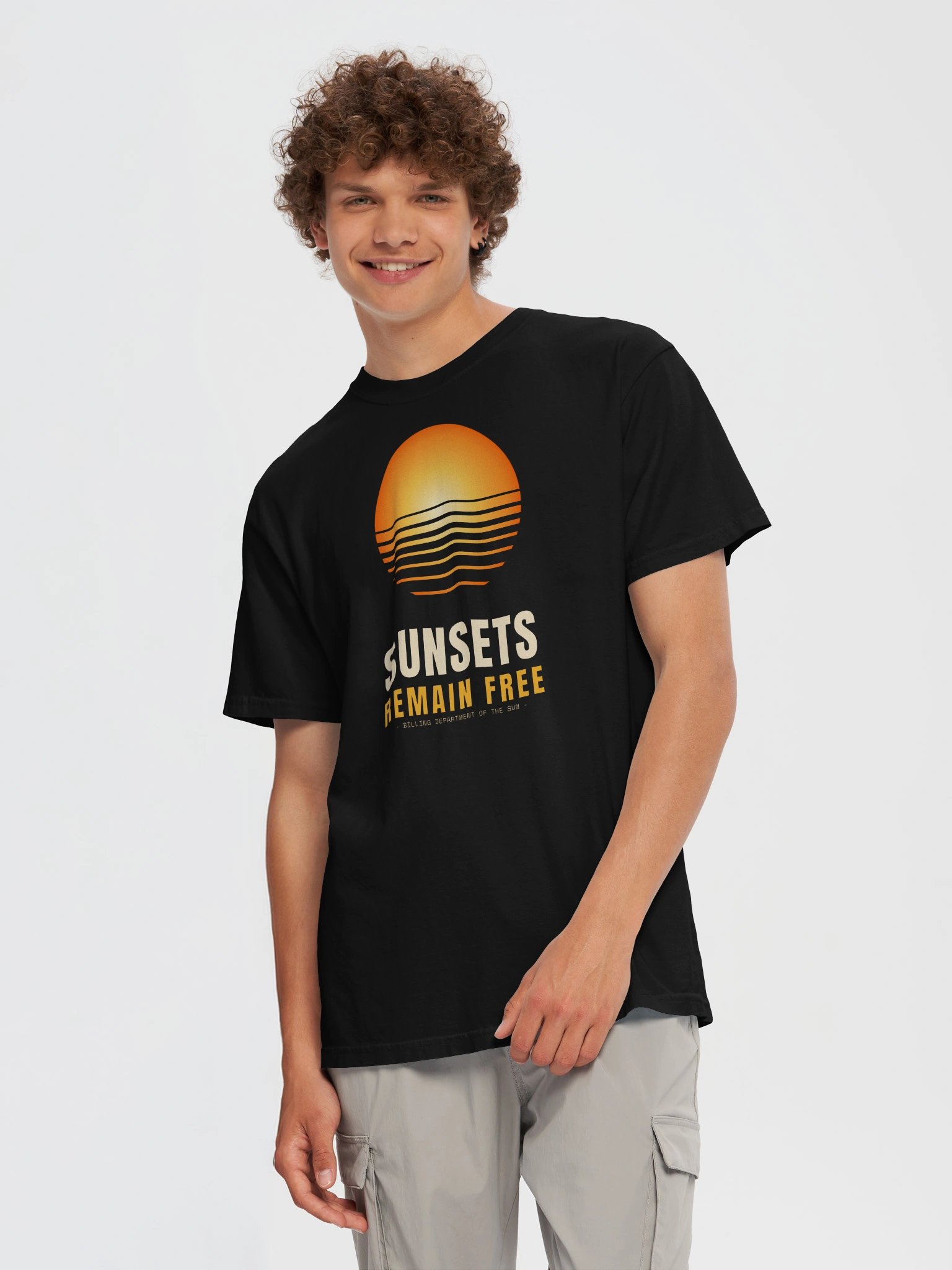 Sunsets Remain Free - Heavyweight Tee product image (5)