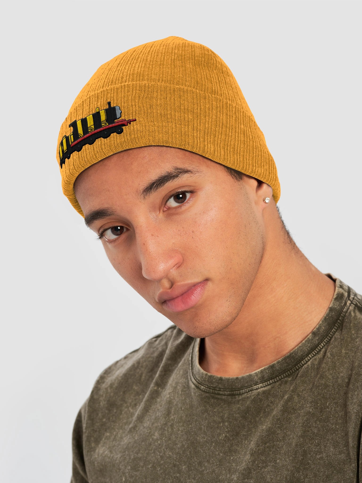 Bumble Bee James Embroidered Beanie product image (3)