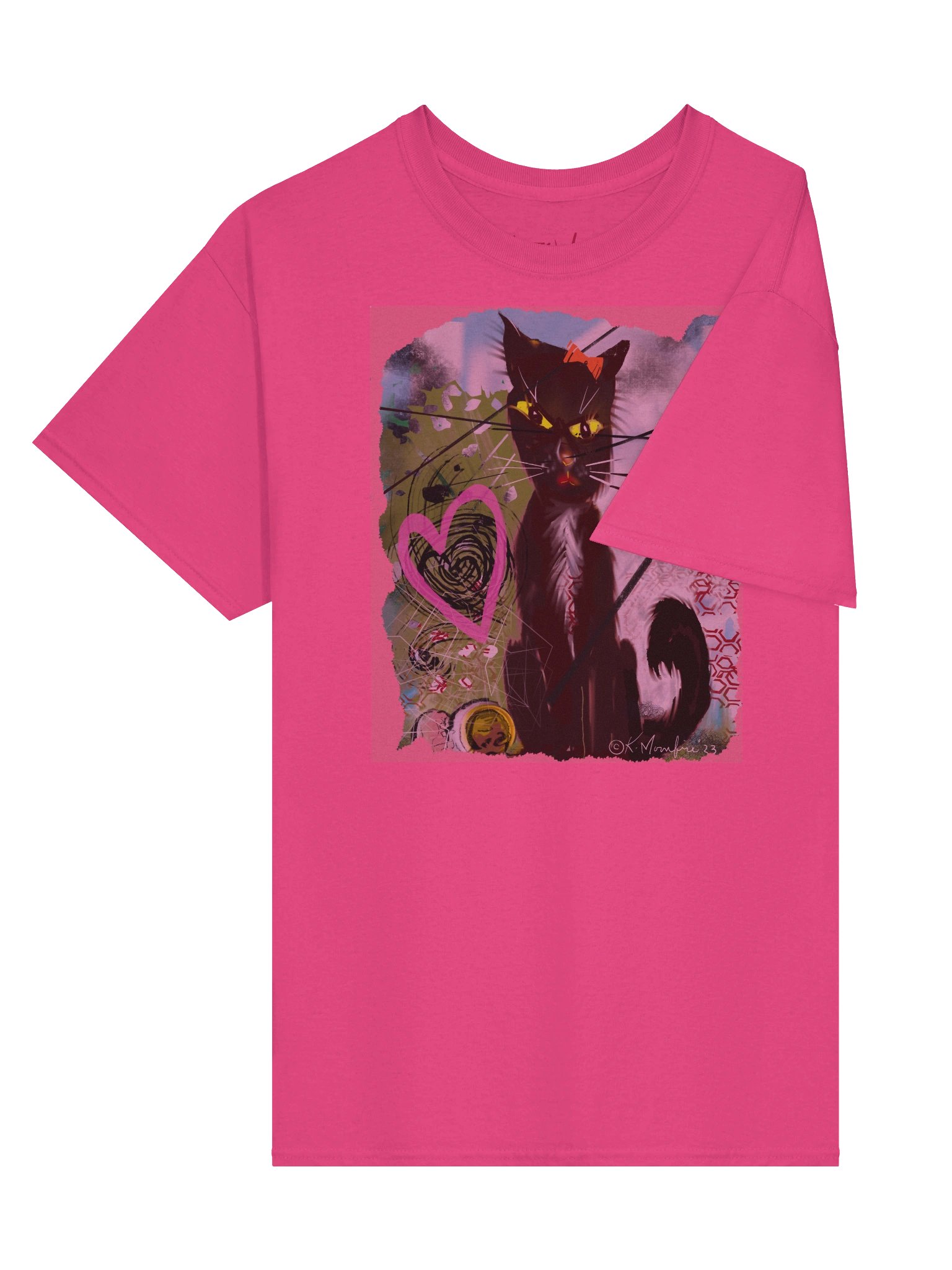 ArtyWear Tee of the Month - Feb '26 'Love Kitty' product image (3)