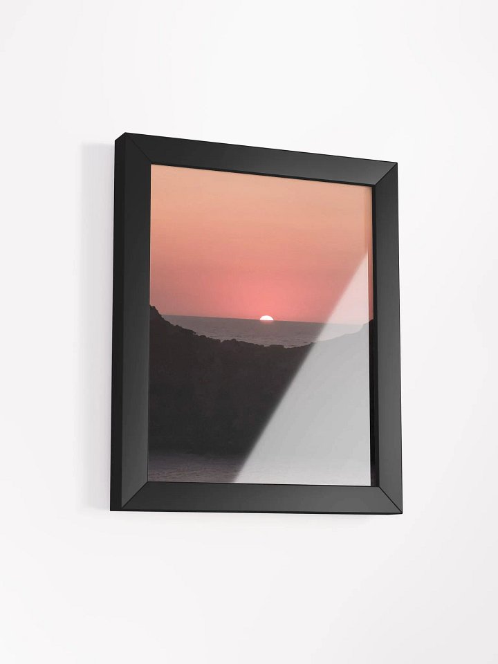 Sardegna Sunset - Framed High-Quality Matte Poster product image (2)