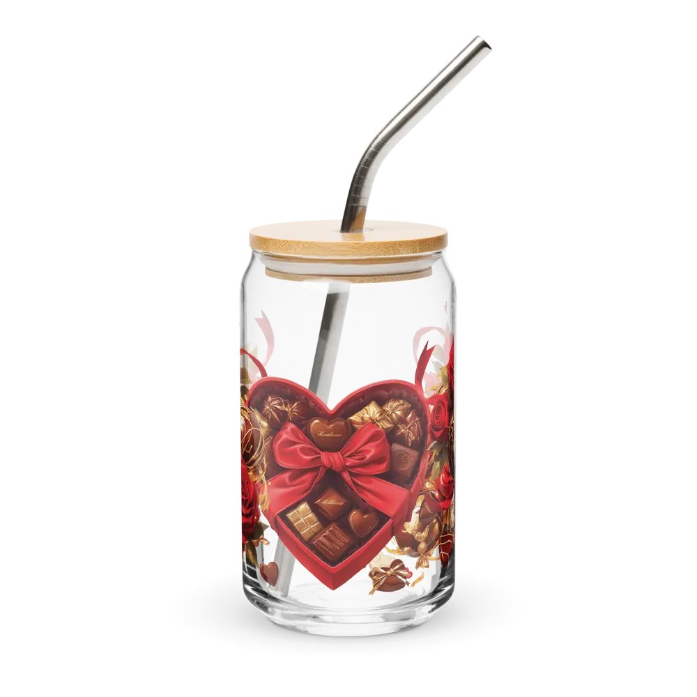 Valentine Chocolates Glass Can Sipper product image (1)