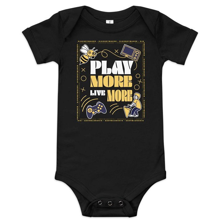 Play More Live More Short Sleeve One Piece product image (1)