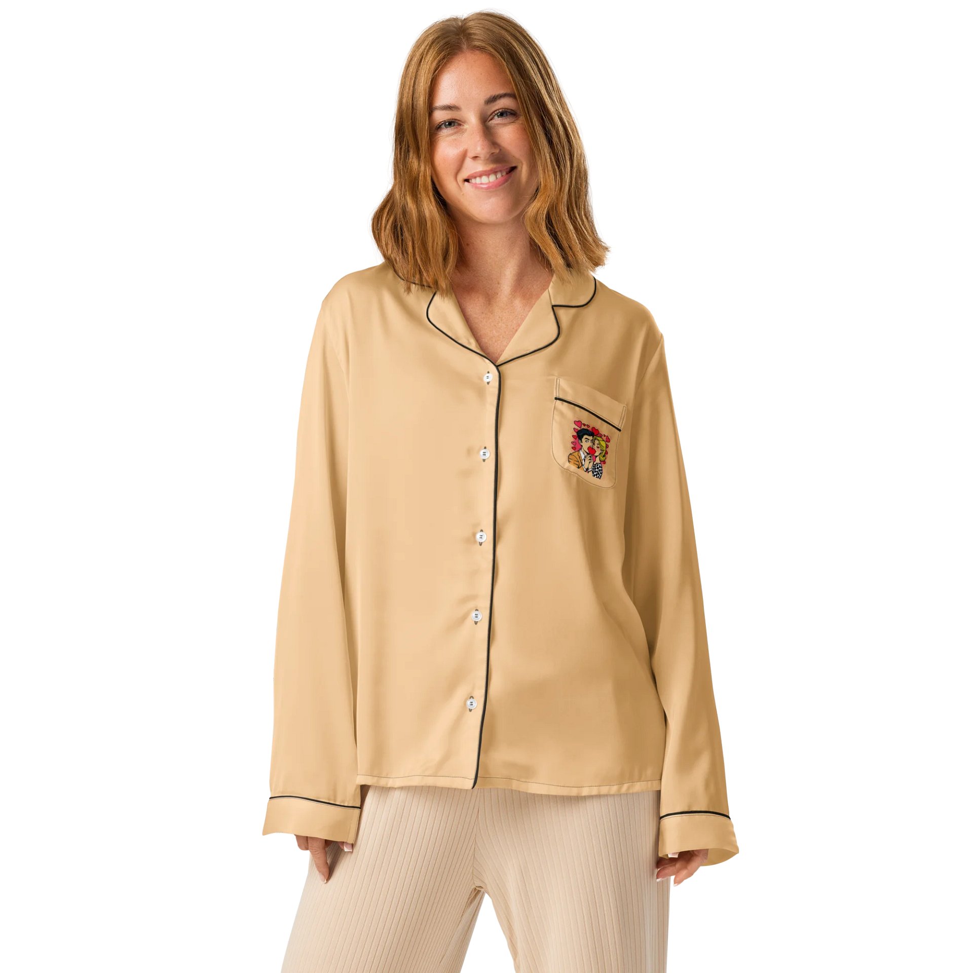 Elegant Silky Pajama Top product image (1)