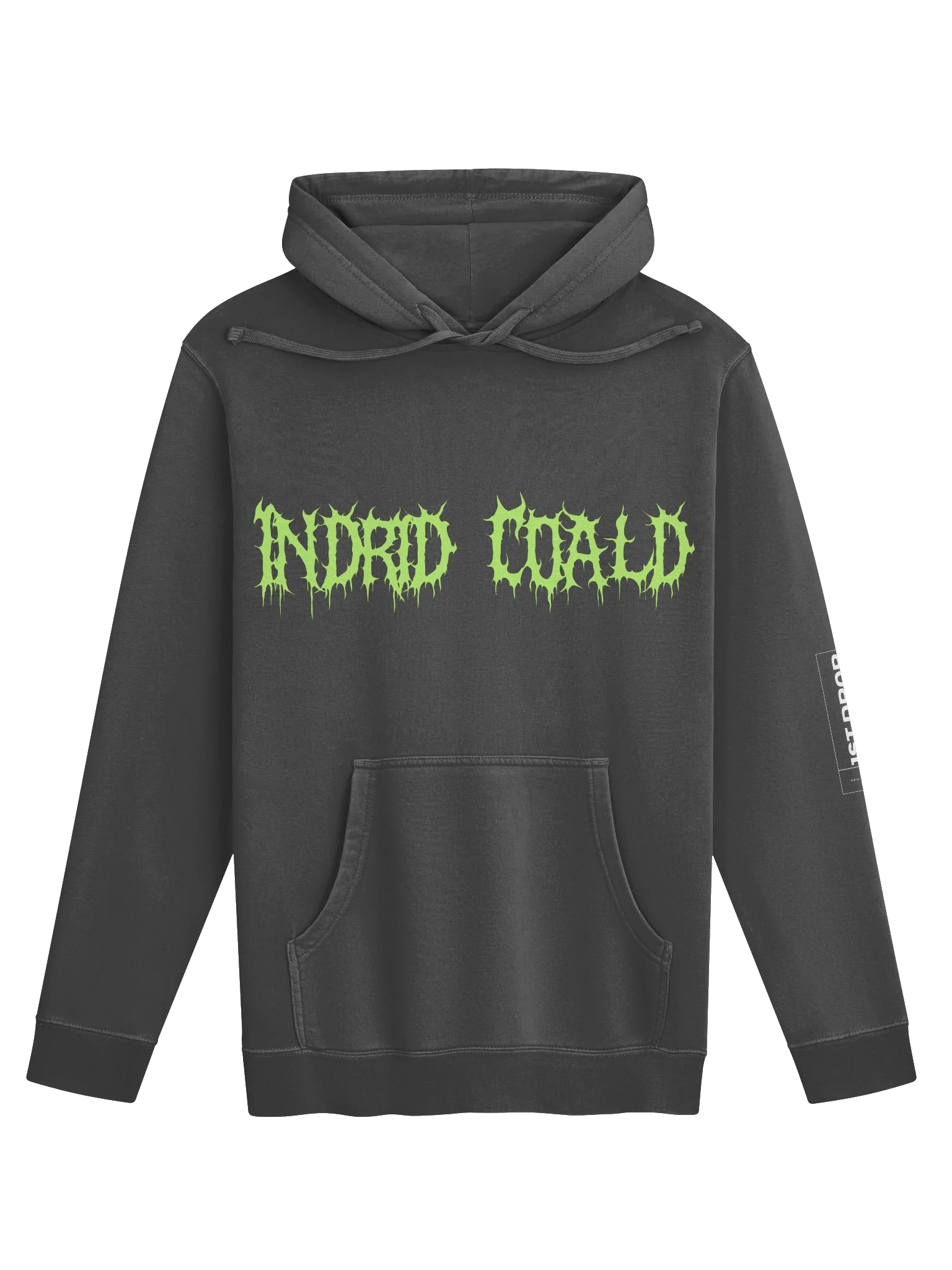 Indrid Coald Neon Green Slate Hoodie