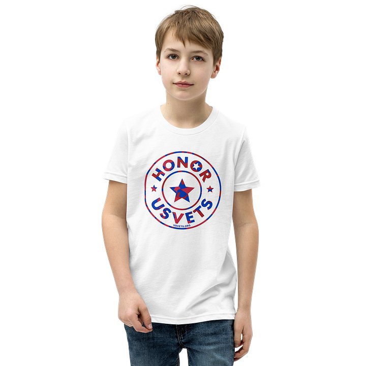 HONORUSVETS - AMERICANA STAR YOUTH TEE product image (19)