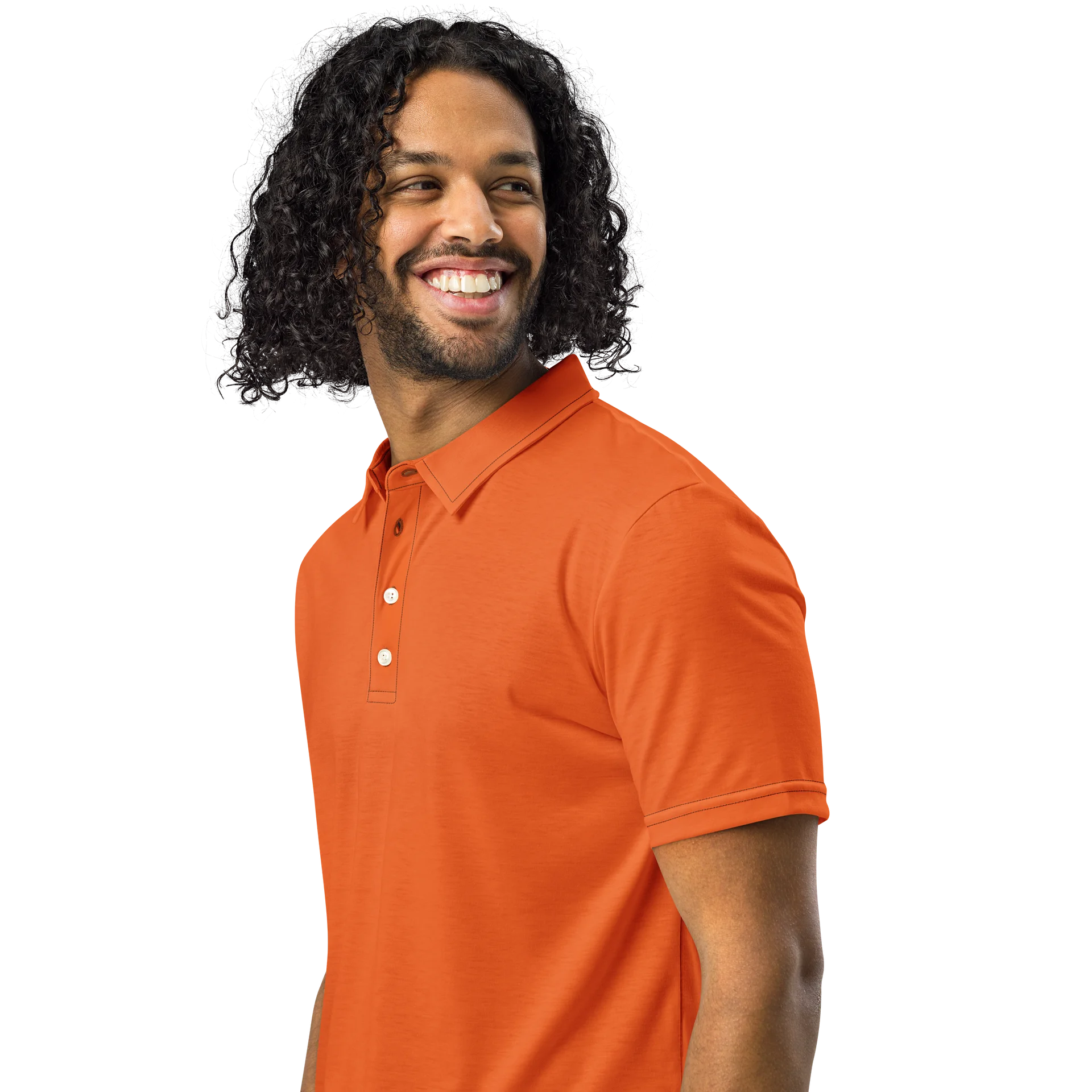 F&F Slim Fit Polo Shirt (ORG) product image (2)