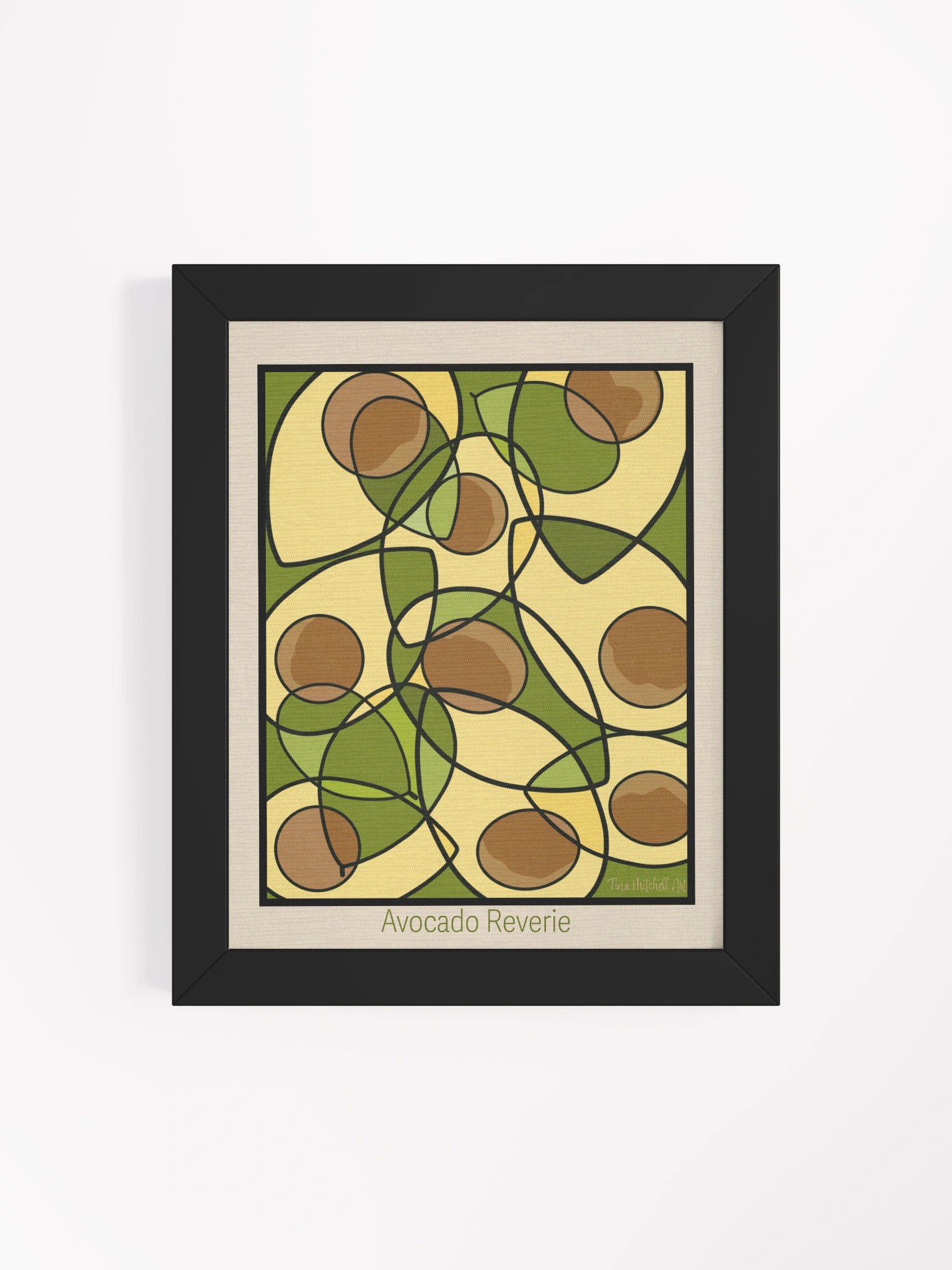 Avocado Reverie – Wood Framed Matte Art Poster product image (5)