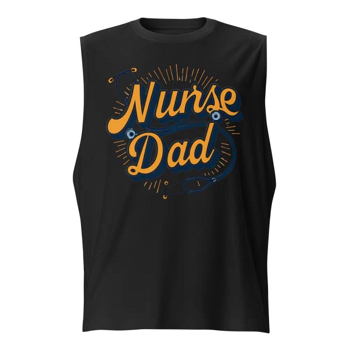Stethoscope Dad nurse Muscle Tank product image (1)