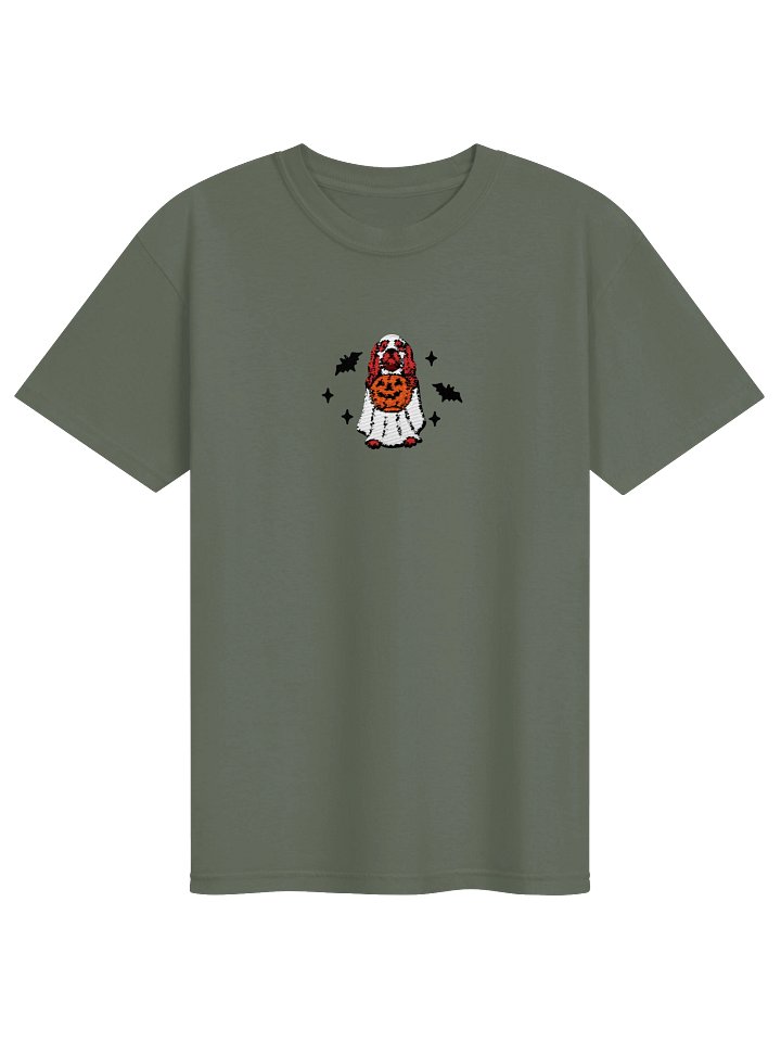 Halloween American Cocker Spaniel(Red) Embroidered T-Shirt product image (9)