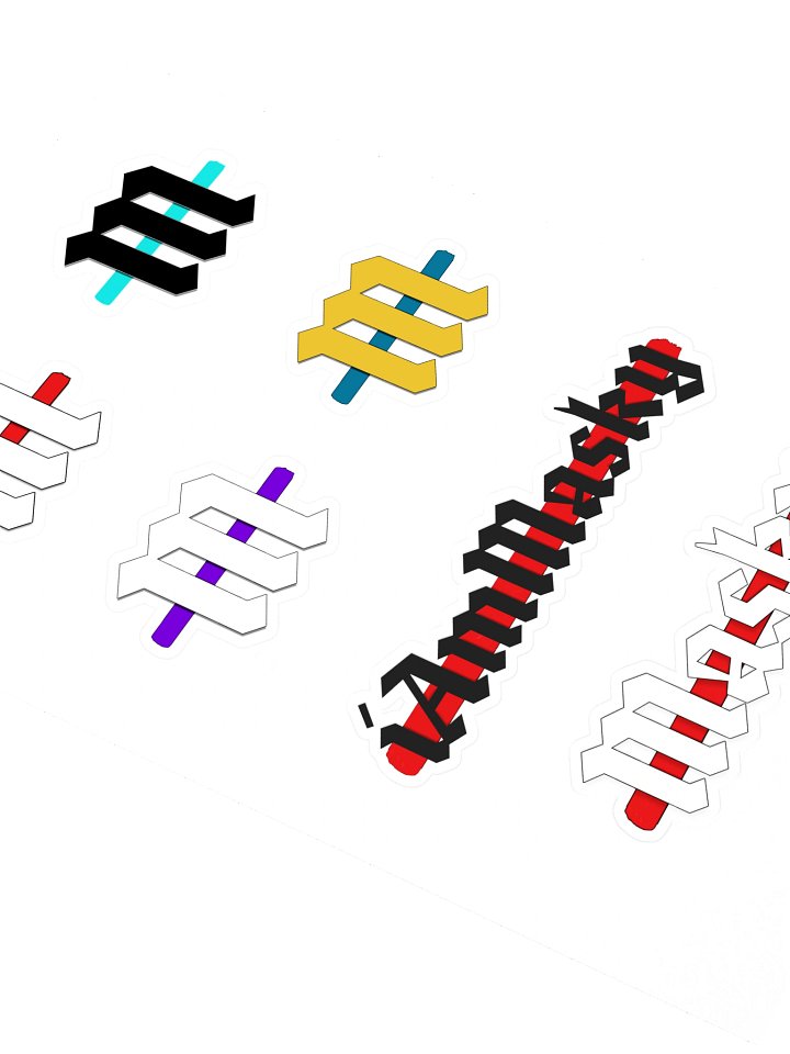 iAmMasky Branded - Sticker Sheet product image (2)