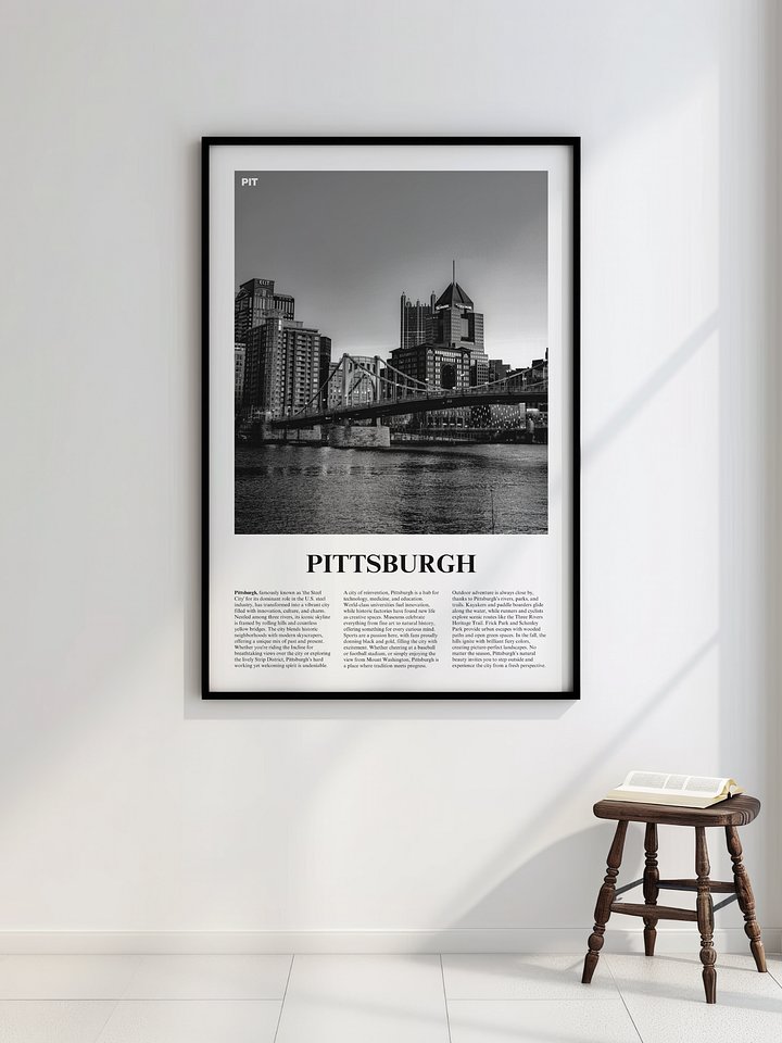 Pittsburgh 03 Newspaper Poster product image (2)
