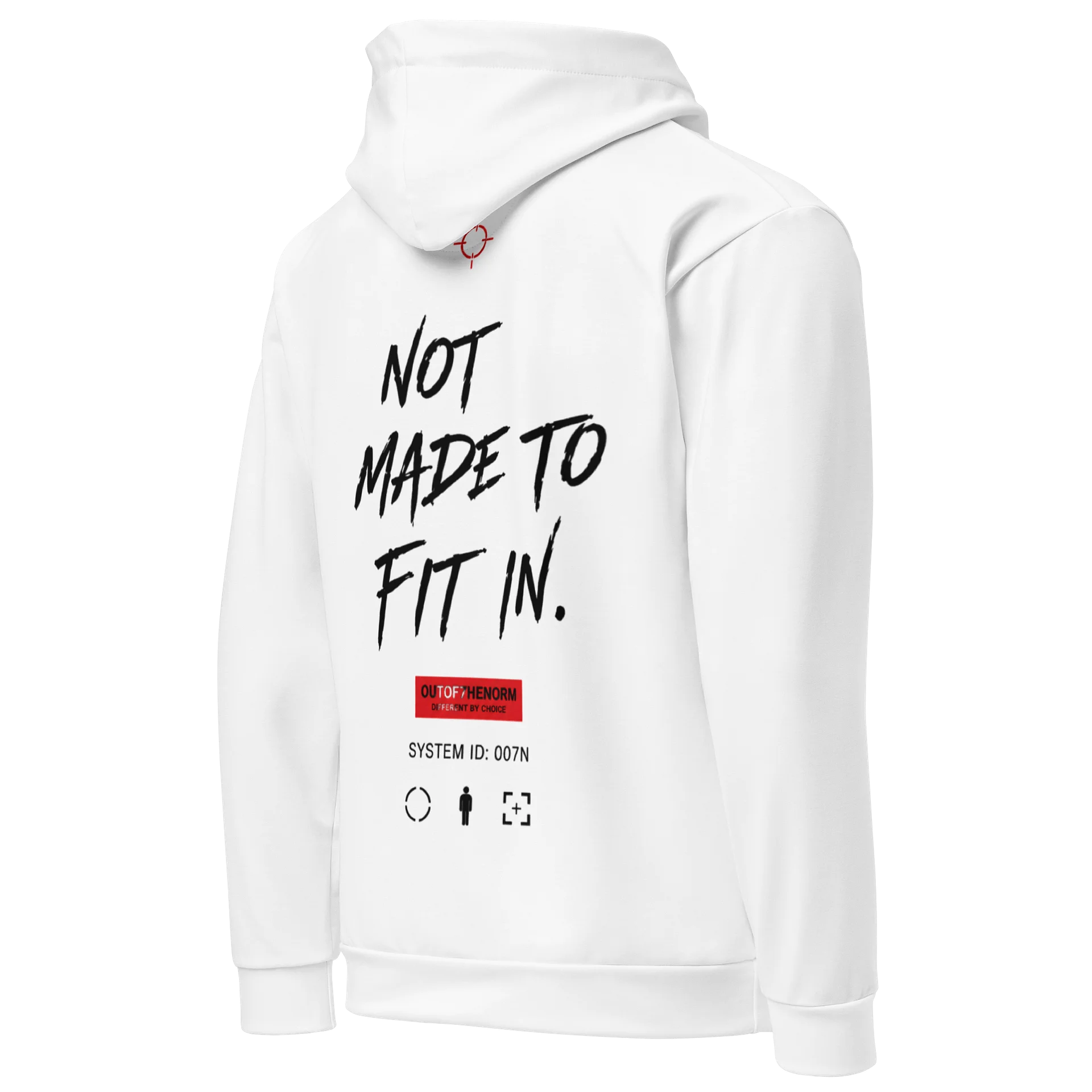 Speckled '7' Minimalist All-Over Print Hoodie product image (5)
