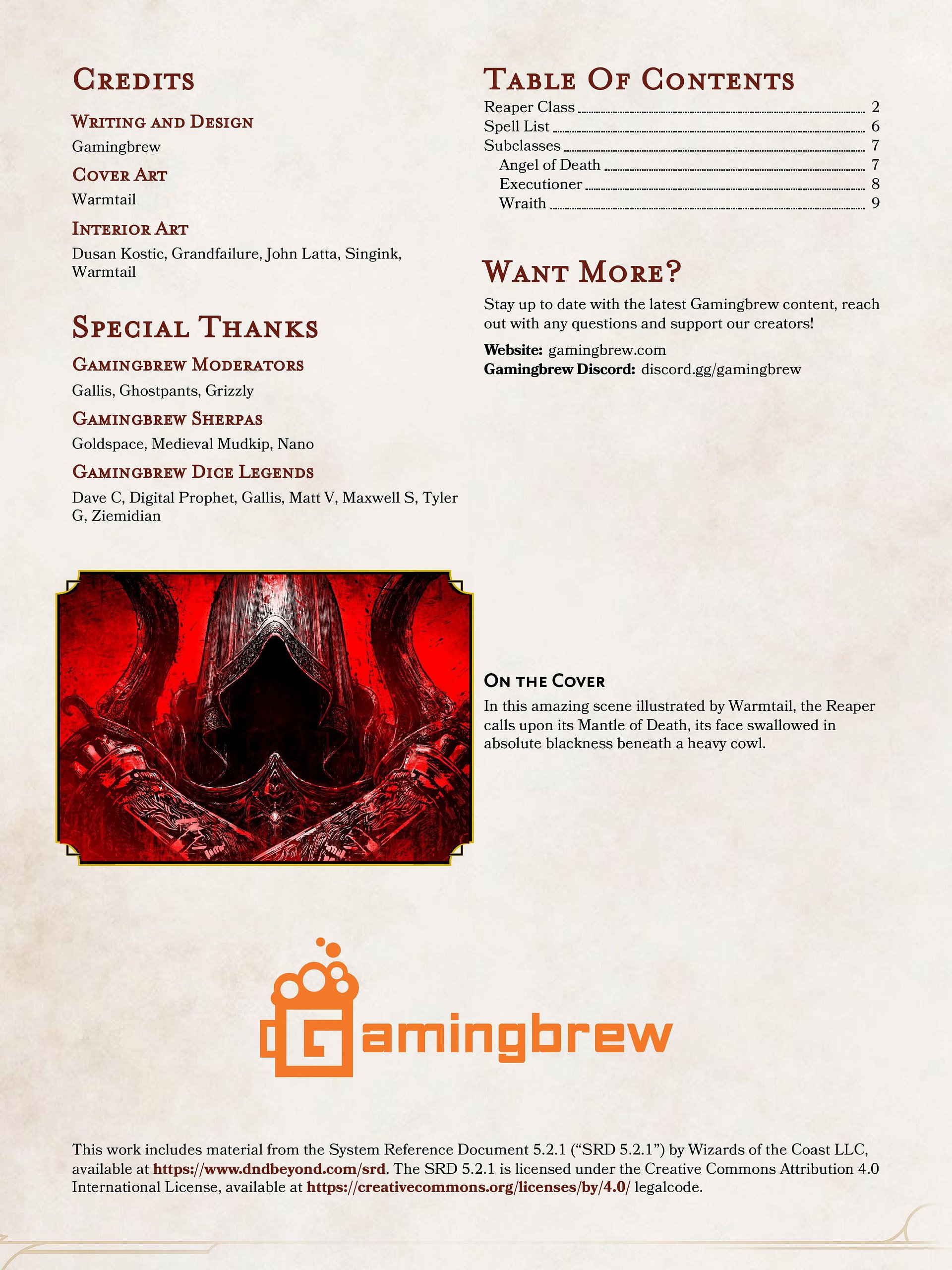 Reaper 5E & 5.5E Class product image (2)