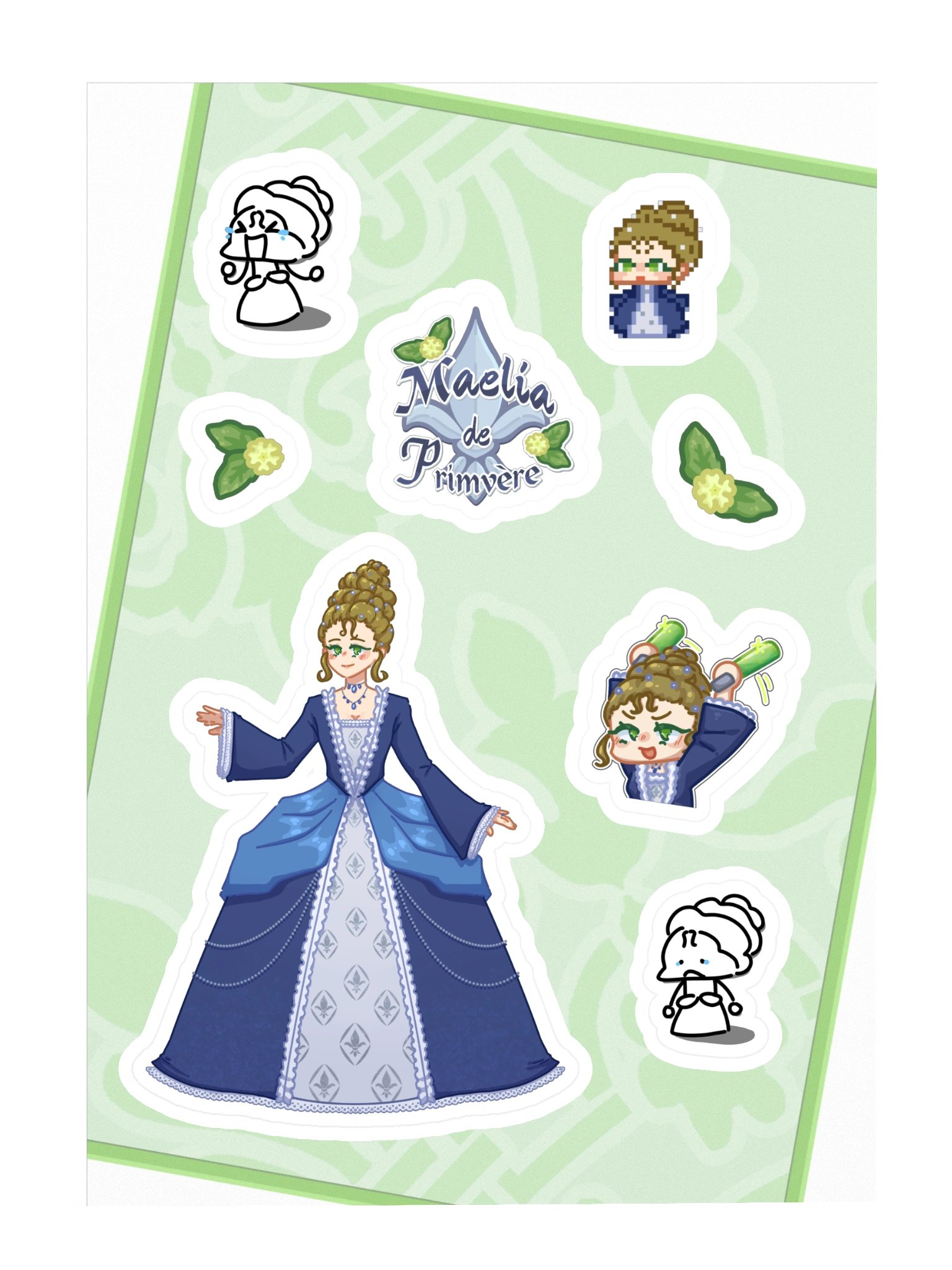 Maelia 1.0 sticker sheet product image (3)