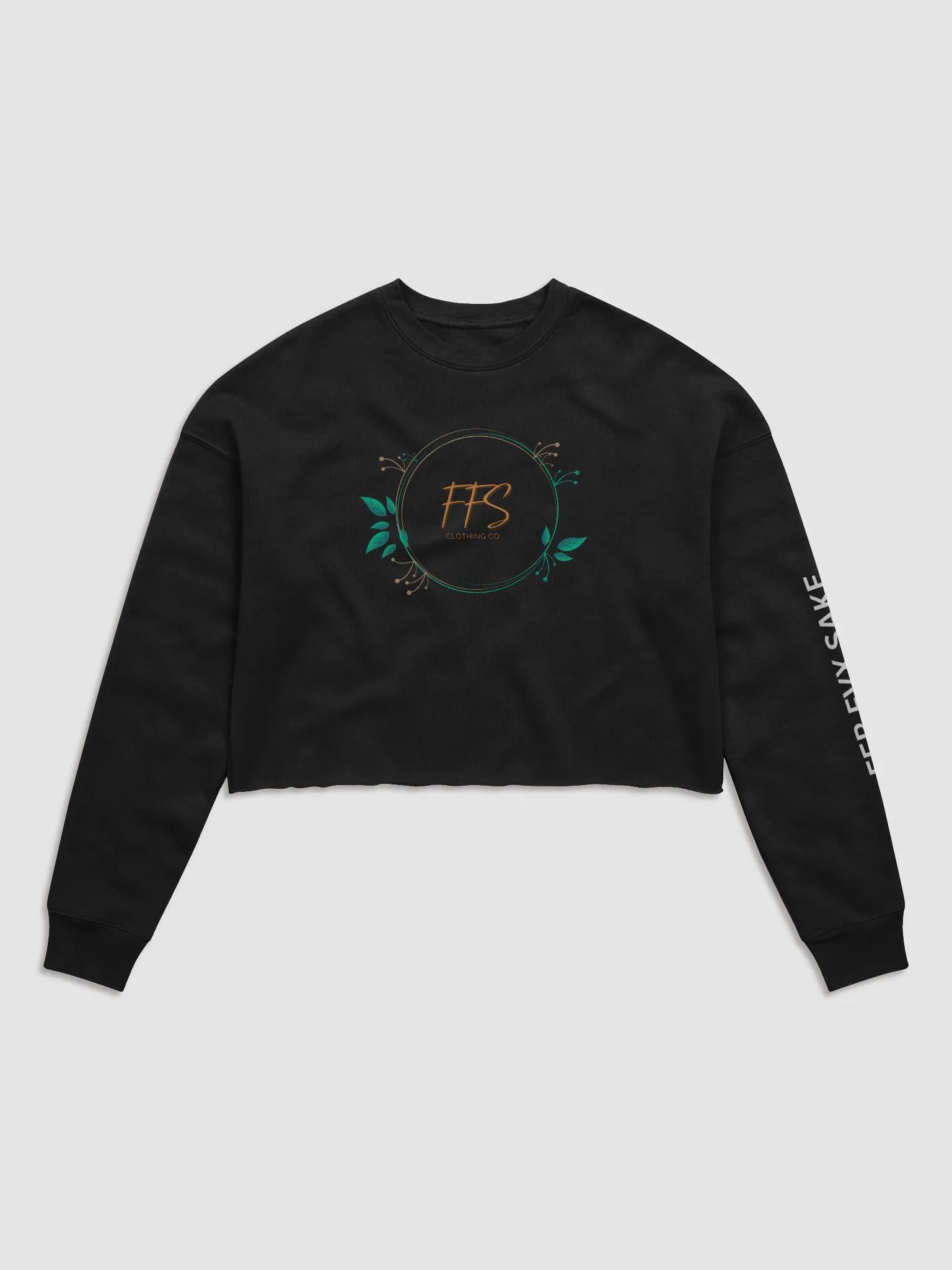 FFS Wreath Women's Fleece Cropped Sweatshirt product image (1)