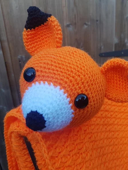 Woodland Fox Baby Blanket Crochet Pattern 3-in-1 Toy Lovey PDF Pattern - Crafting Happiness product image (7)