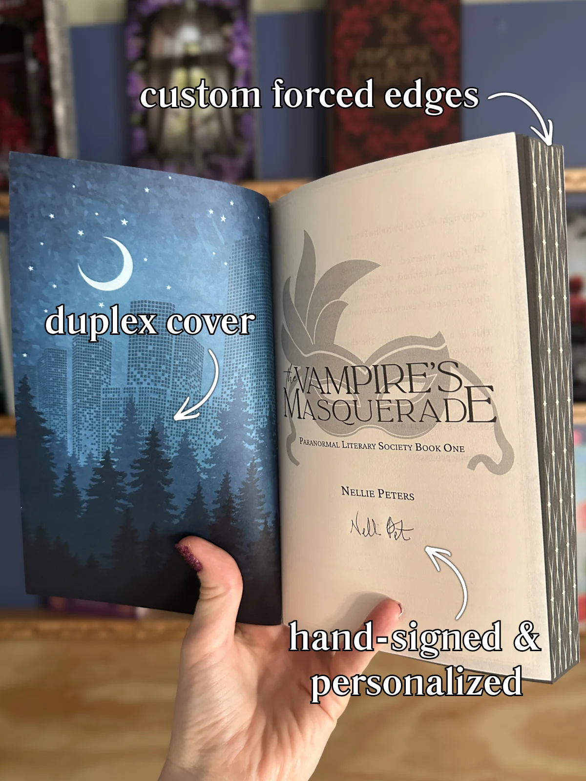 The Vampire's Masquerade signed deluxe paperback product image (3)