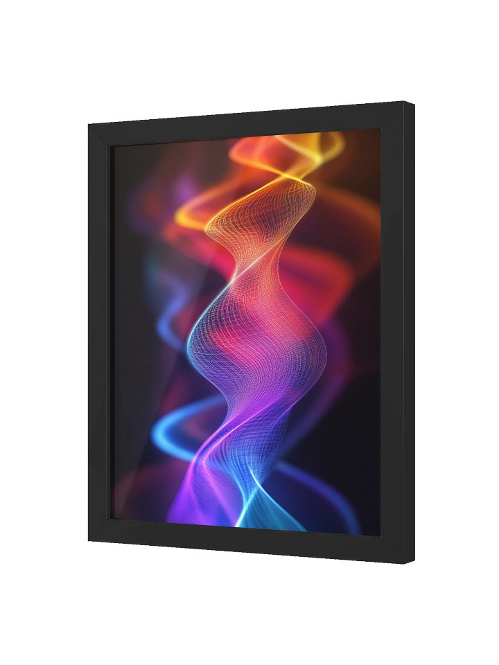 Framed Bliss Waves Blue Spectrum 11x14 product image (2)