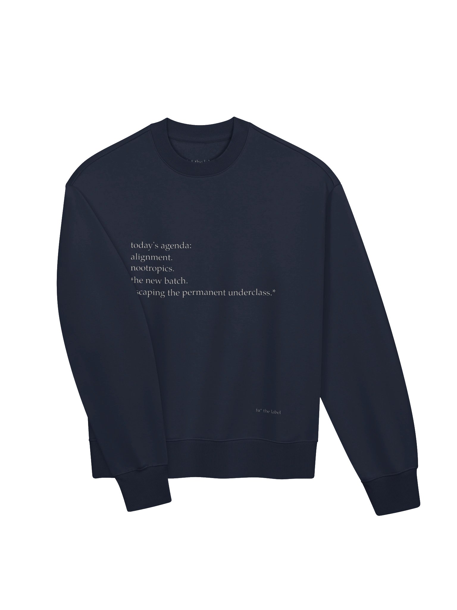 today's agenda — heavy crewneck product image (3)