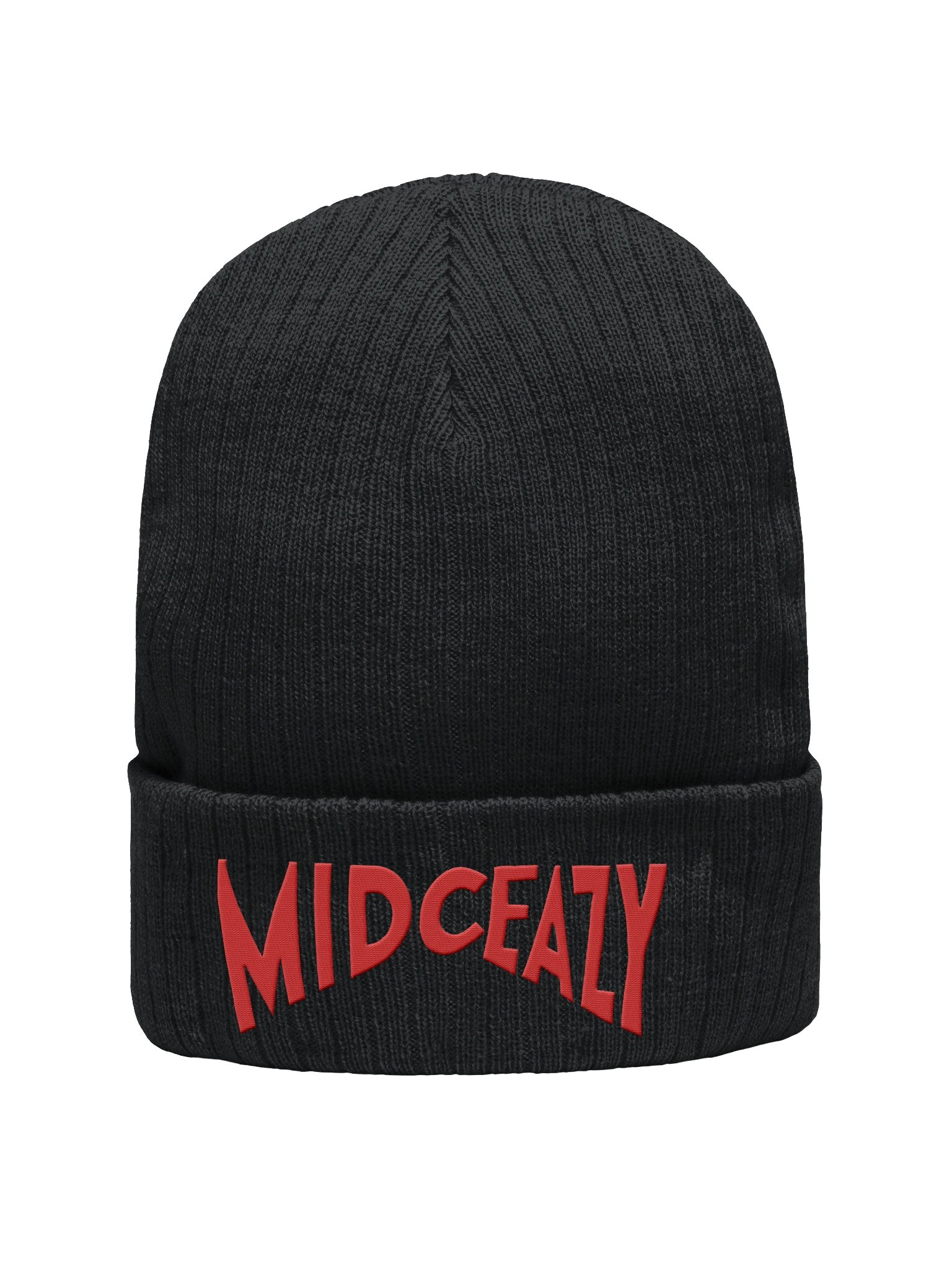 Mid Ceazy Beanie - Red Logo product image (1)