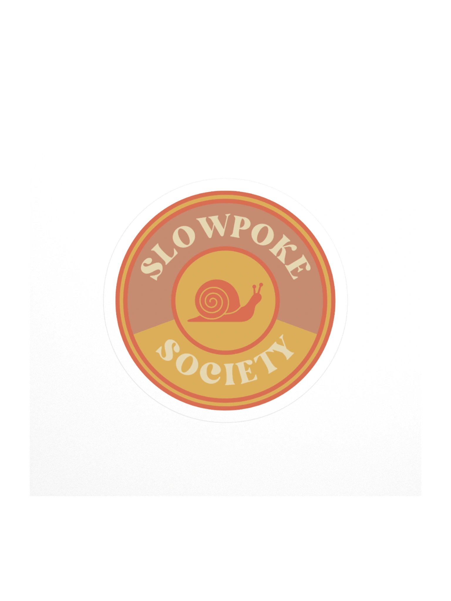 Slowpoke Society 4x4 Vinyl Sticker product image (1)