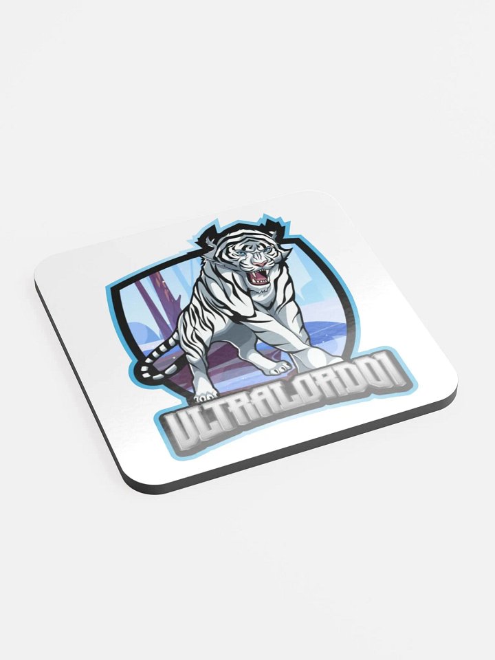 Roaring Tiger Glossed Cork Coaster product image (2)