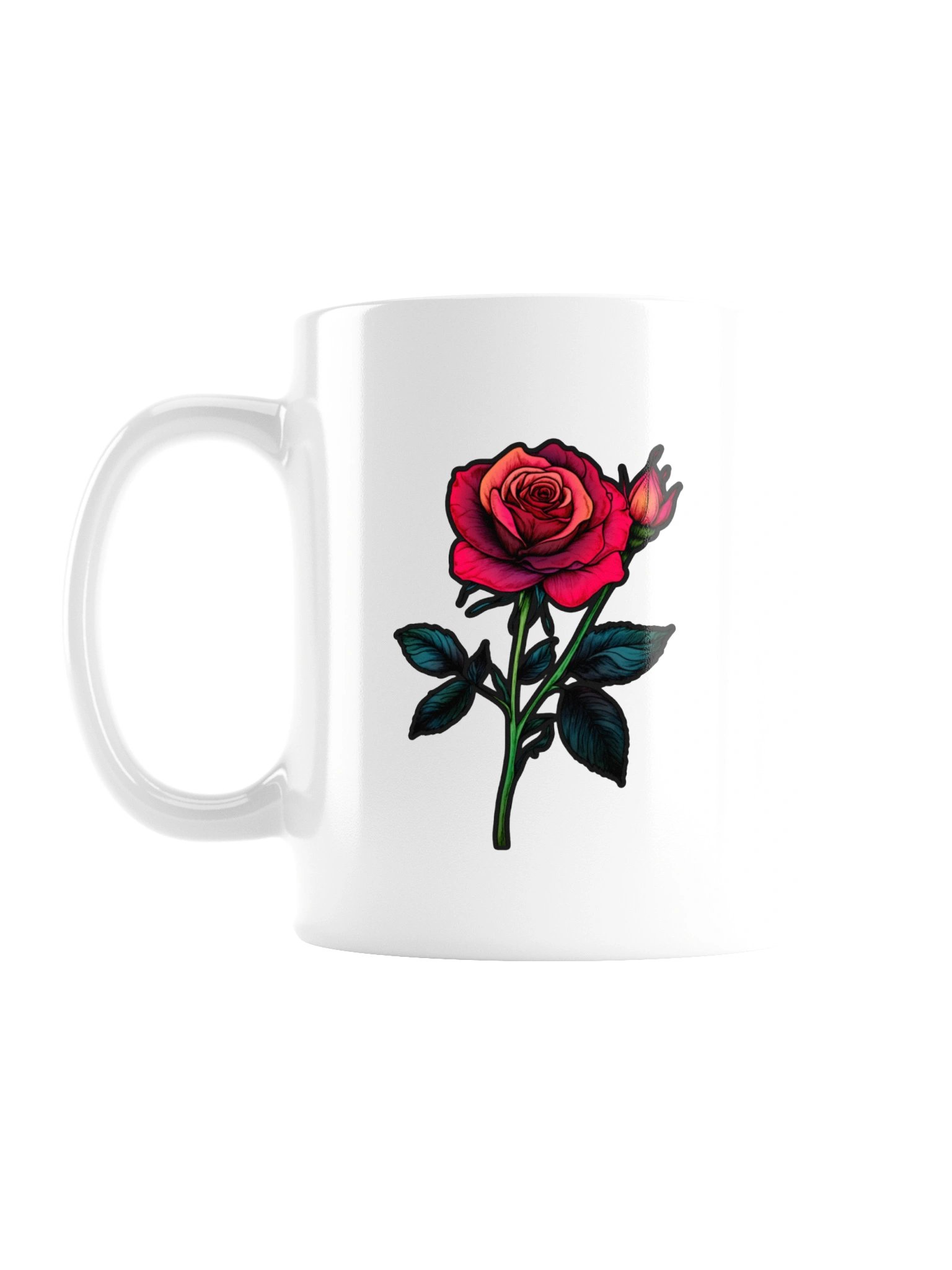Slow Bloom — Rose Art Mug product image (1)