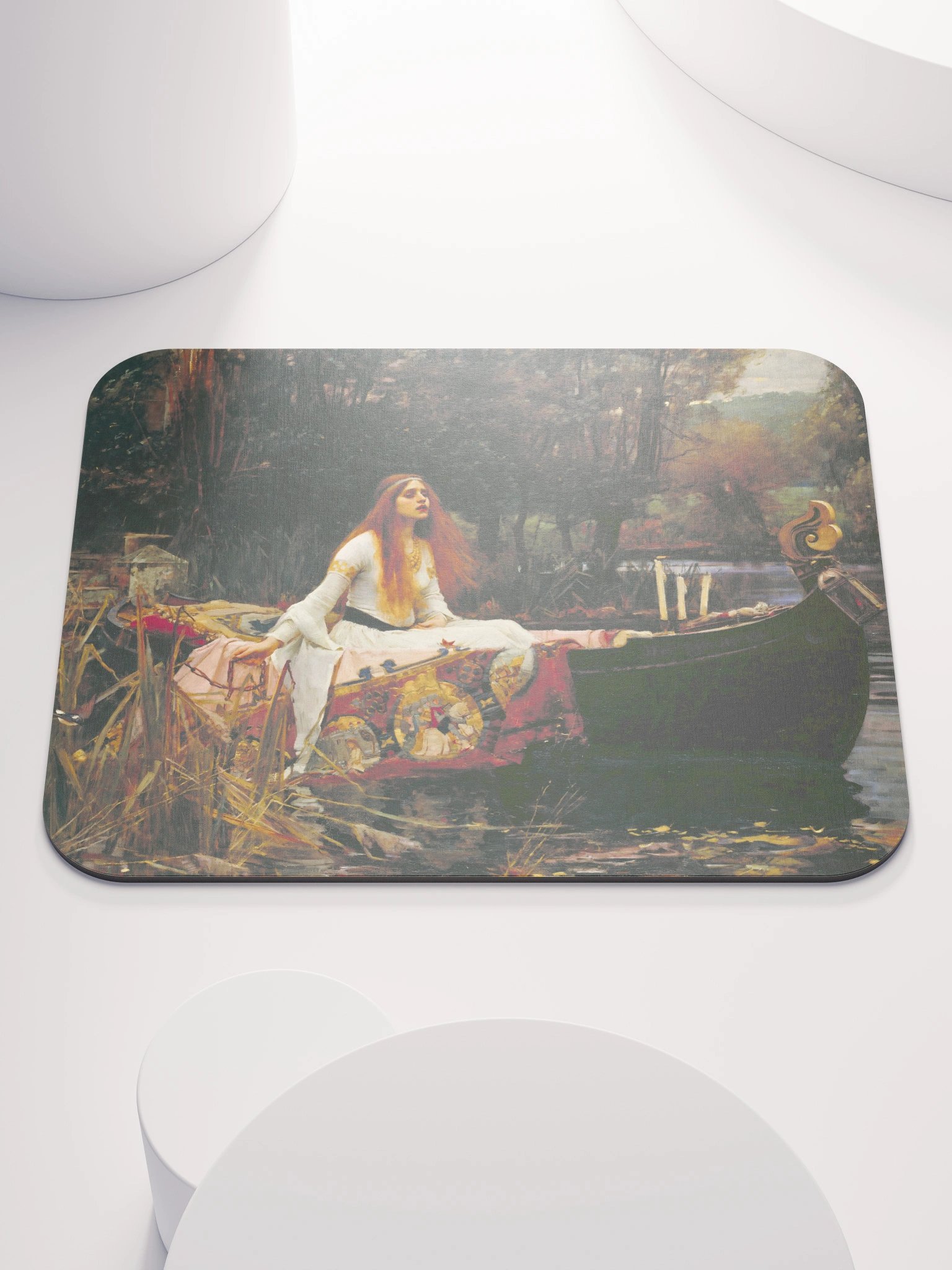 John William Waterhouse – The Lady of Shalott Mouse Pad product image (1)