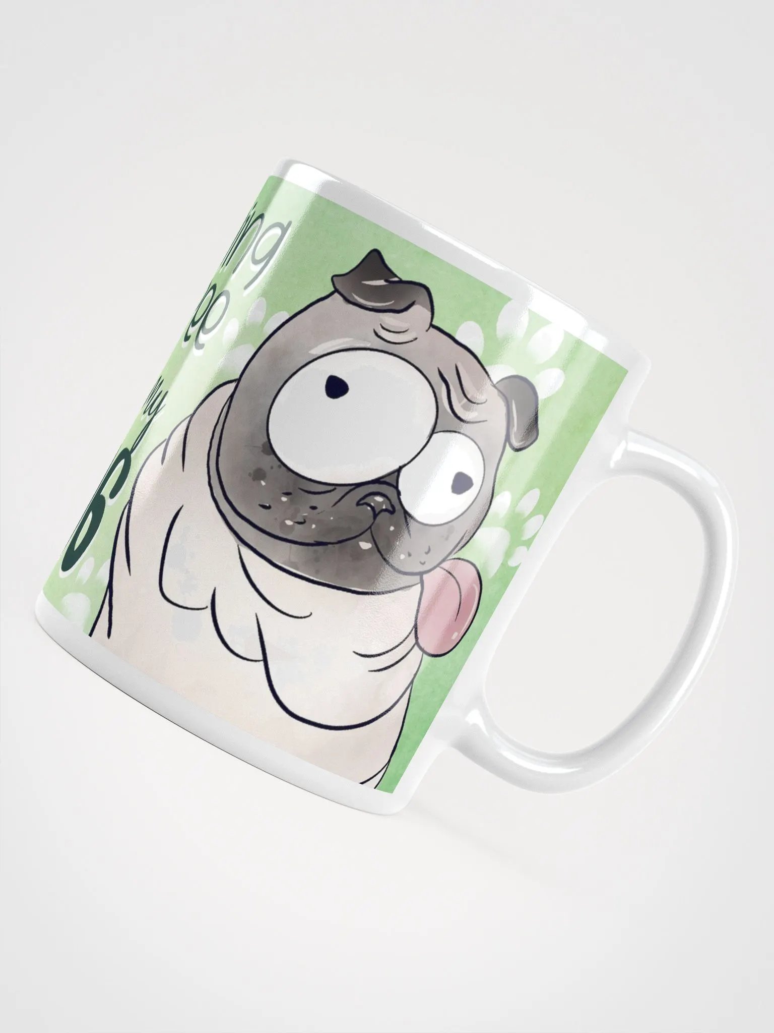 Morning Coffee With My Pug Mug product image (6)