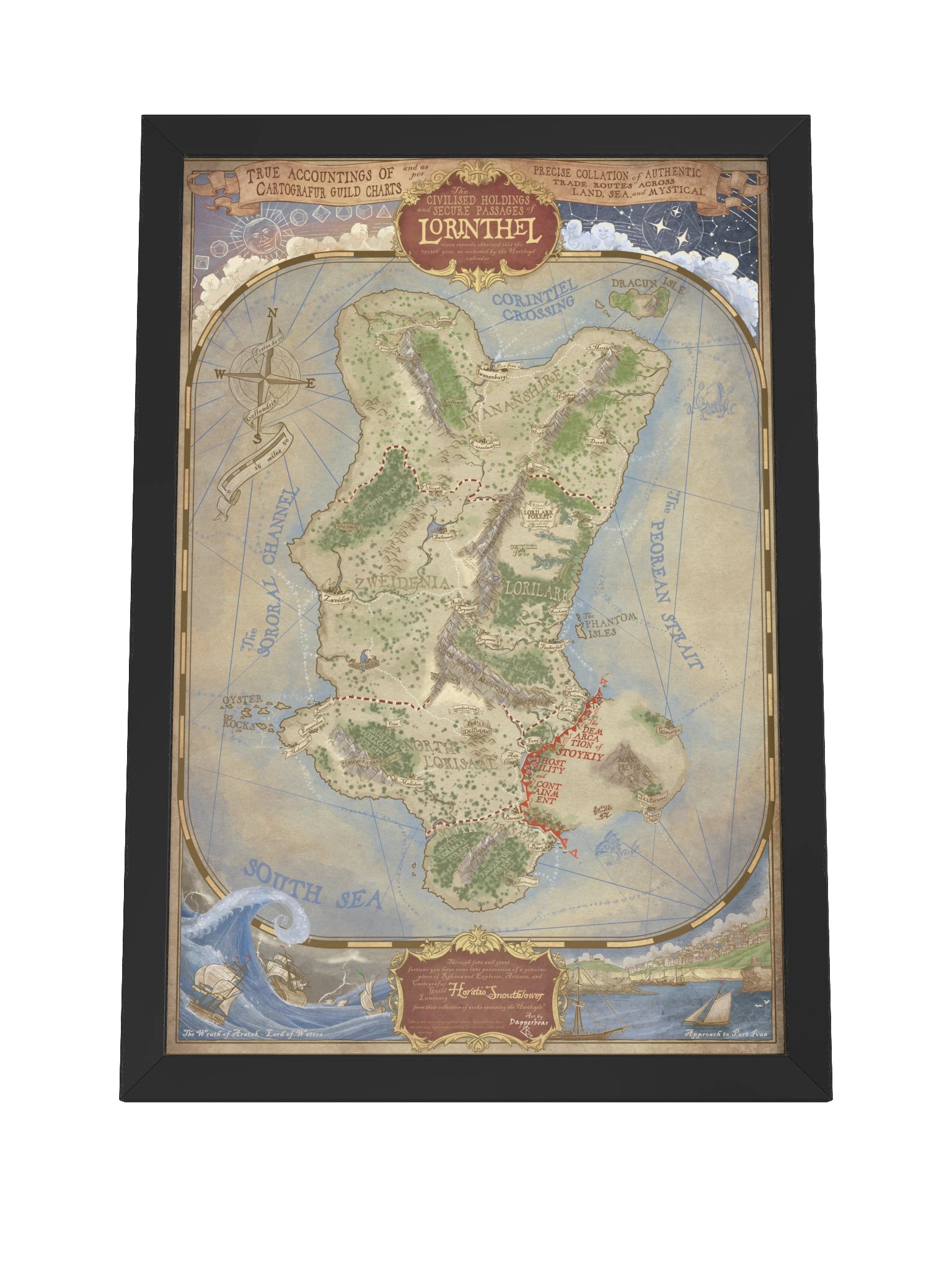 Map - Lorinthel - Framed product image (4)