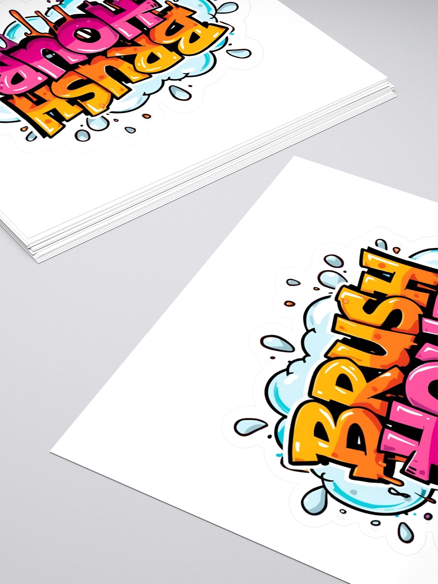 Brush Hour Sticker product image (4)