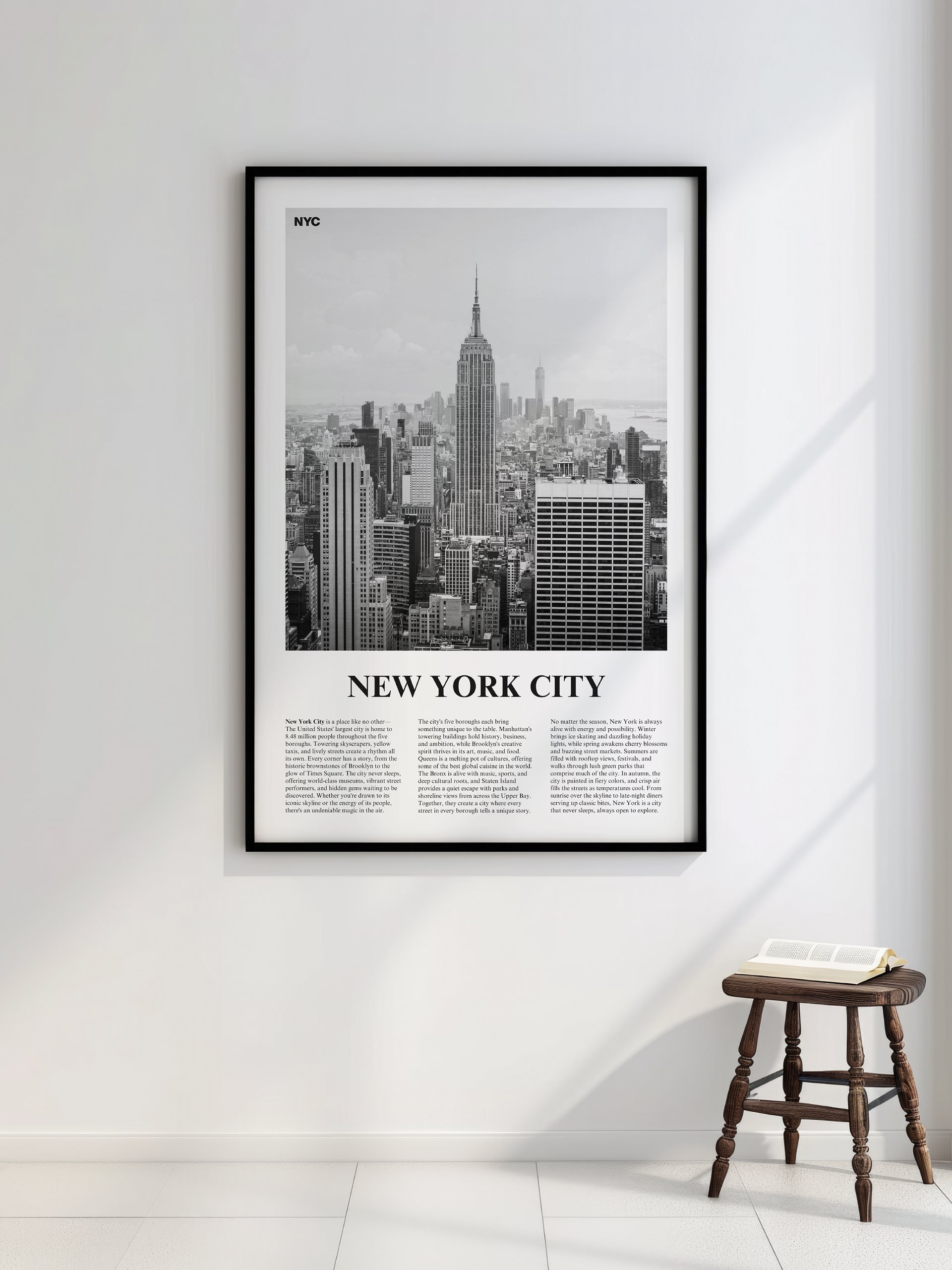 New York City 03 Newspaper Poster product image (2)