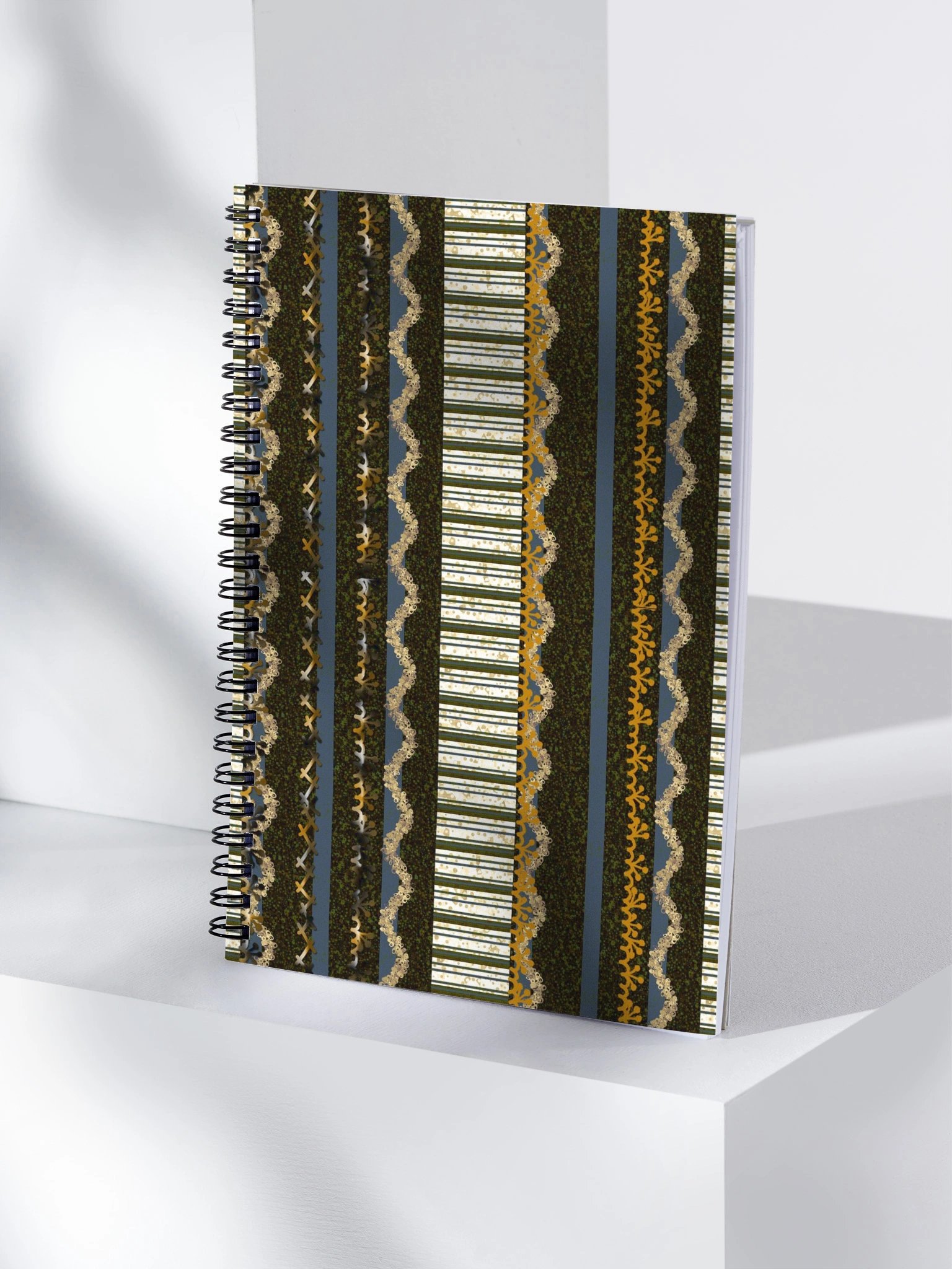 Elegant Stripes Spiral Notebook product image (4)