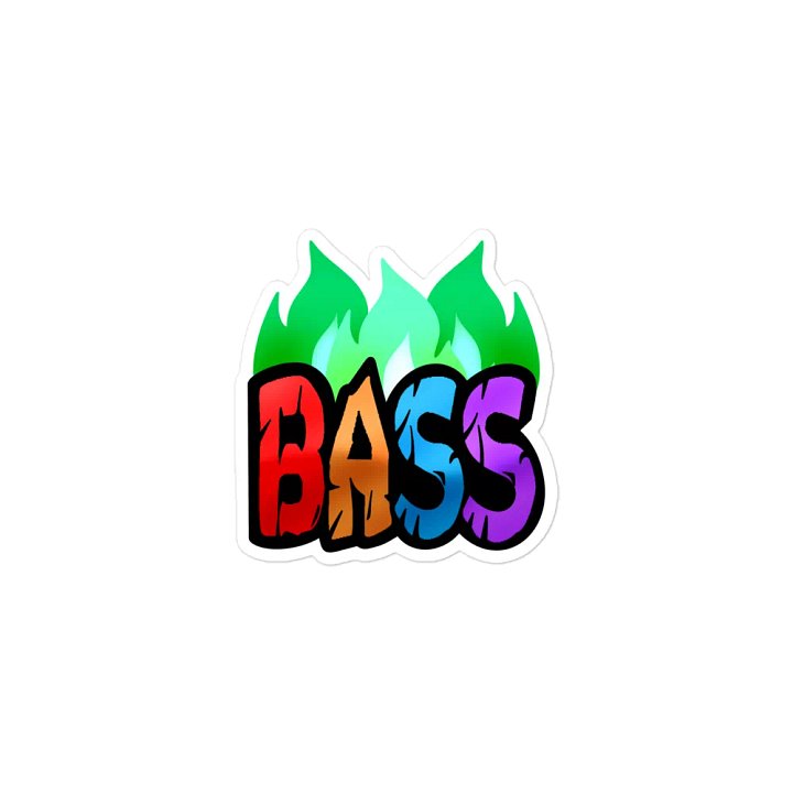 Fire Bass Die-Cut Magnet product image (1)