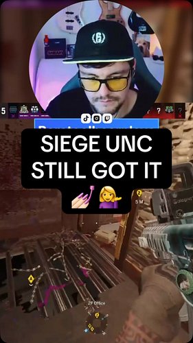 “I feel like I’m 35 again” - For the record, I’m 37 🙏 #siege #r6siege #rainbowsix #r6 #rainbow6siege