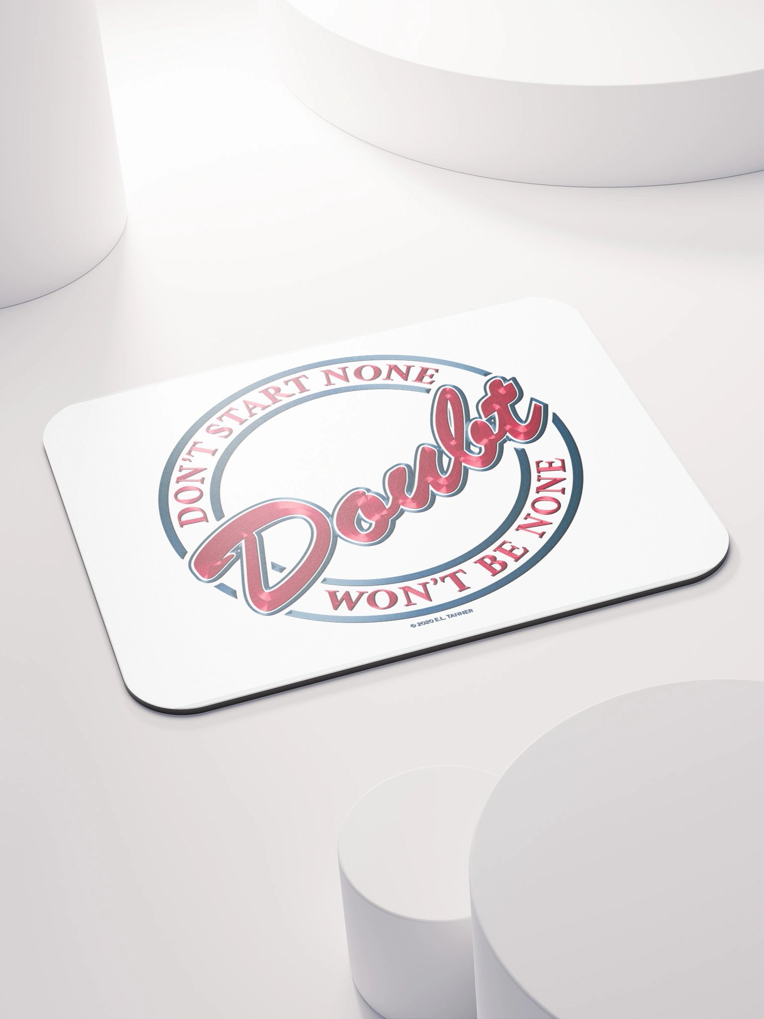 Doubt V1, Red Mouse Pad BV product image (4)