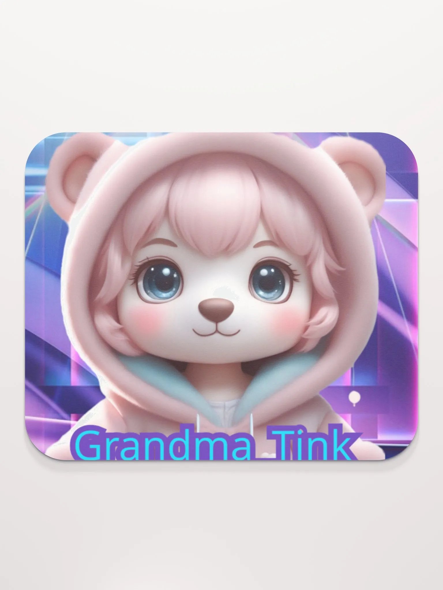 Whimsical Bear Hood Mouse Pad product image (2)
