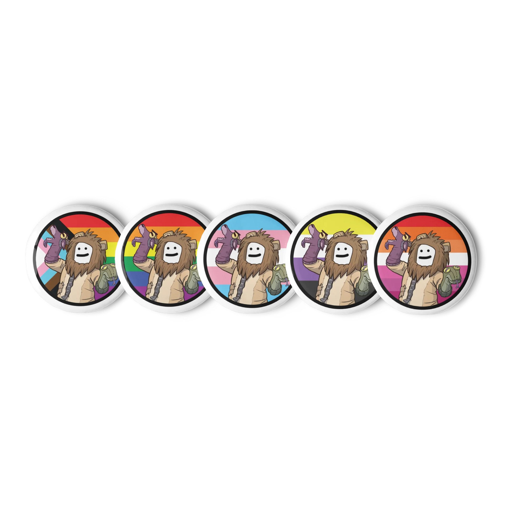 Chimera Pride Buttons product image (1)
