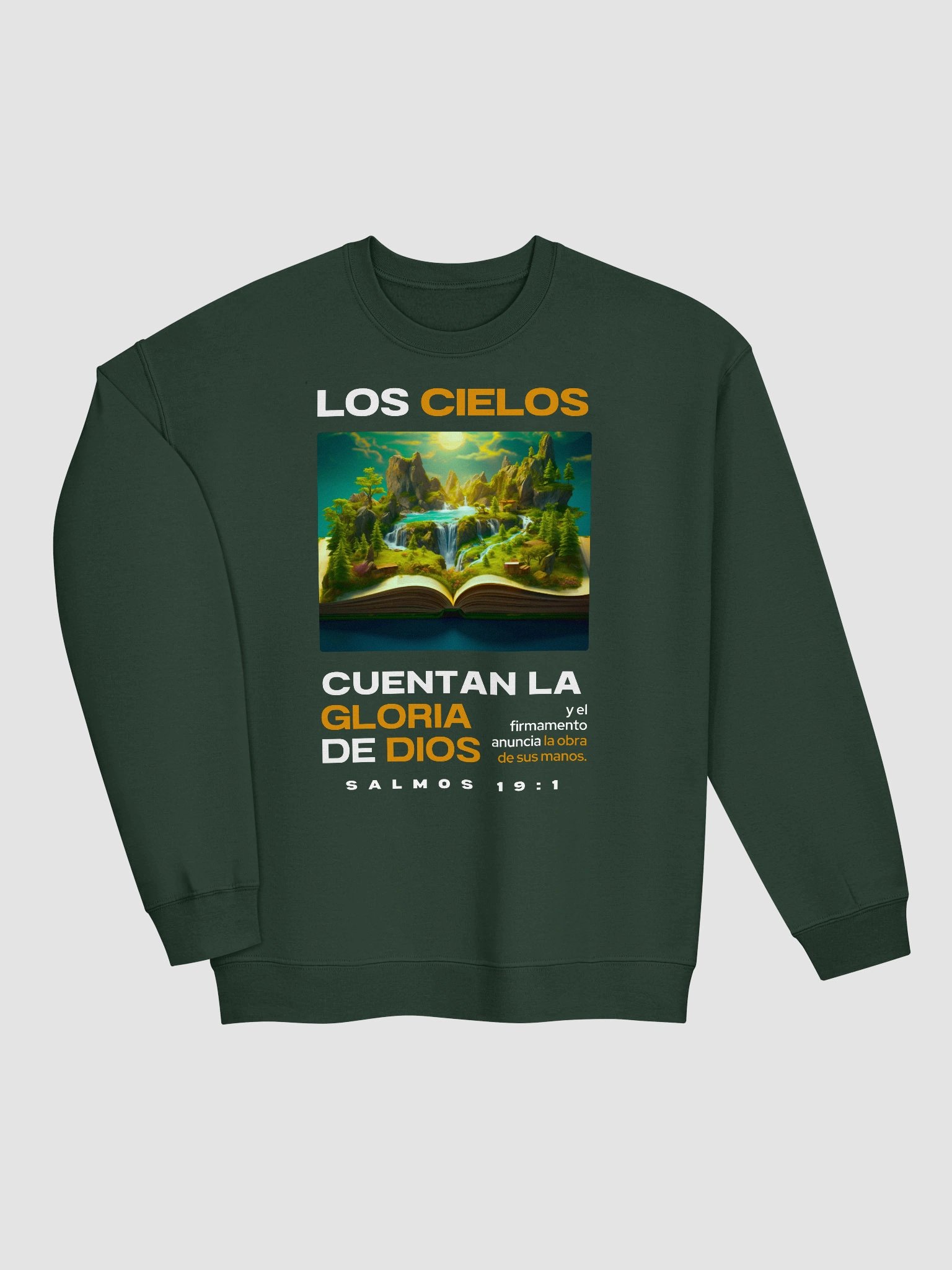 Sudadera Unisex Cuello Redondo | Los cielos cuentan la Gloria de Dios product image (12)