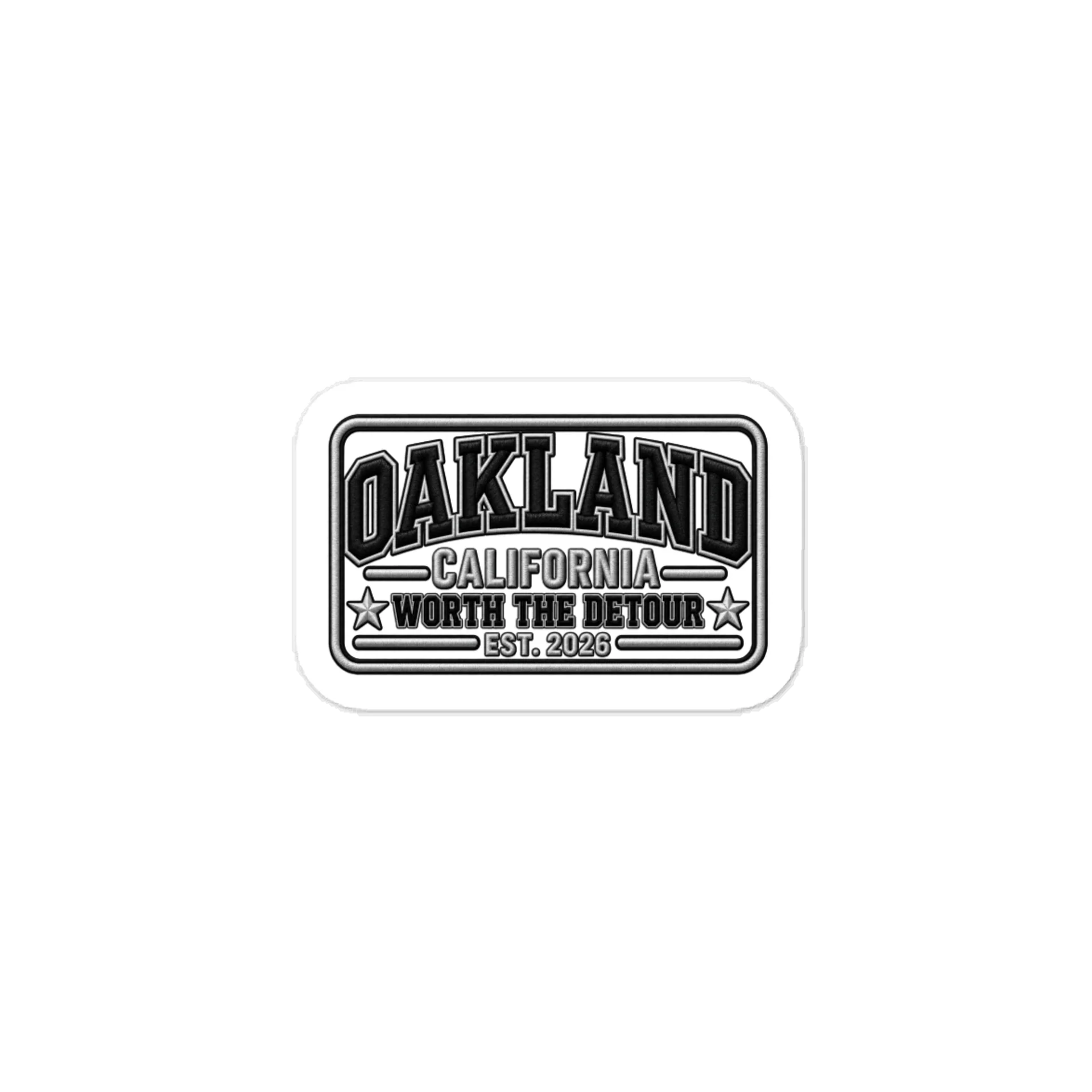 Oakland California — Worth the Detour Sticker