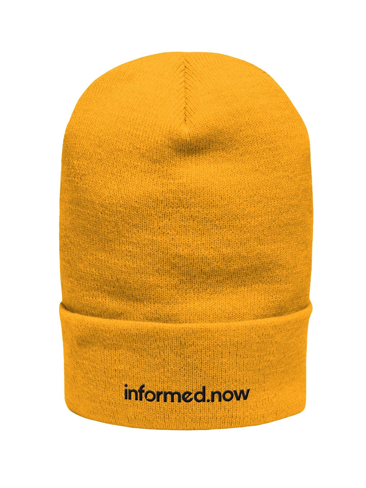 informed.now Cuffed Beanie (Gold) product image (3)