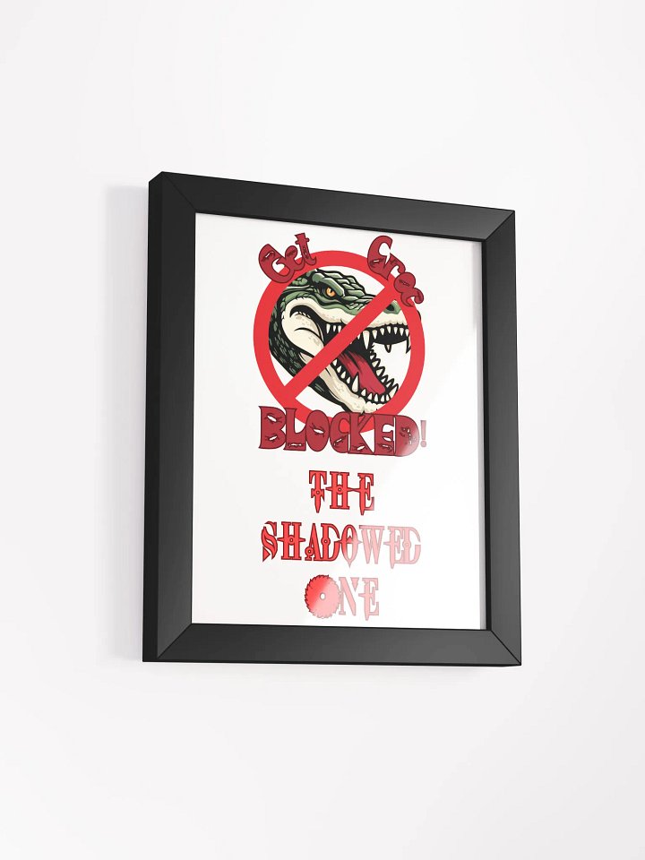 Croc Blocked Poster product image (12)
