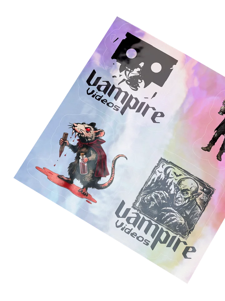 Holographic Vampire Videos Sticker Sheet product image (4)