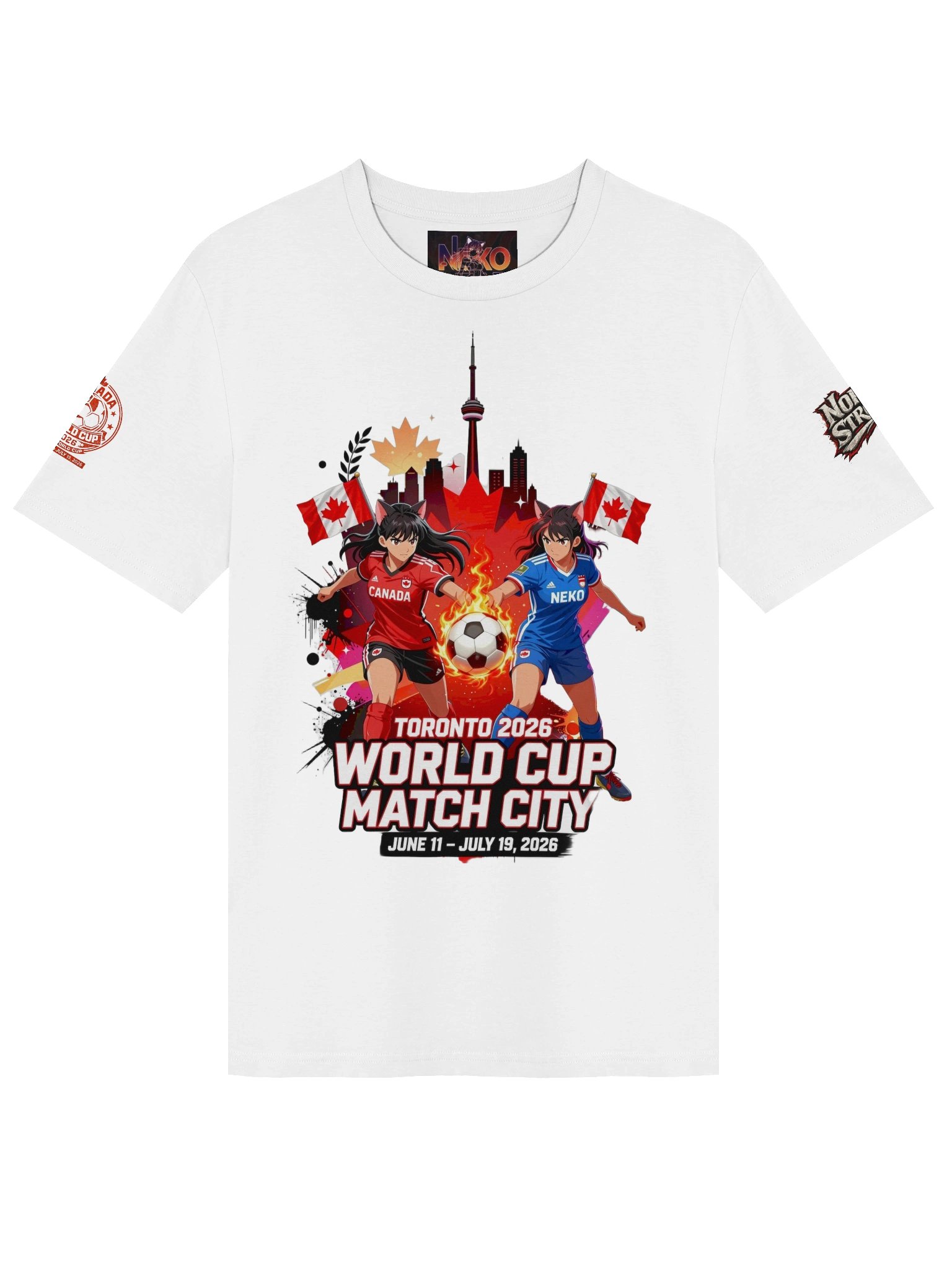 2026 World Cup Street Fusion Tee 🇨🇦 | Urban Soccer Graphic T-Shirt (Limited Edition) product image (1)