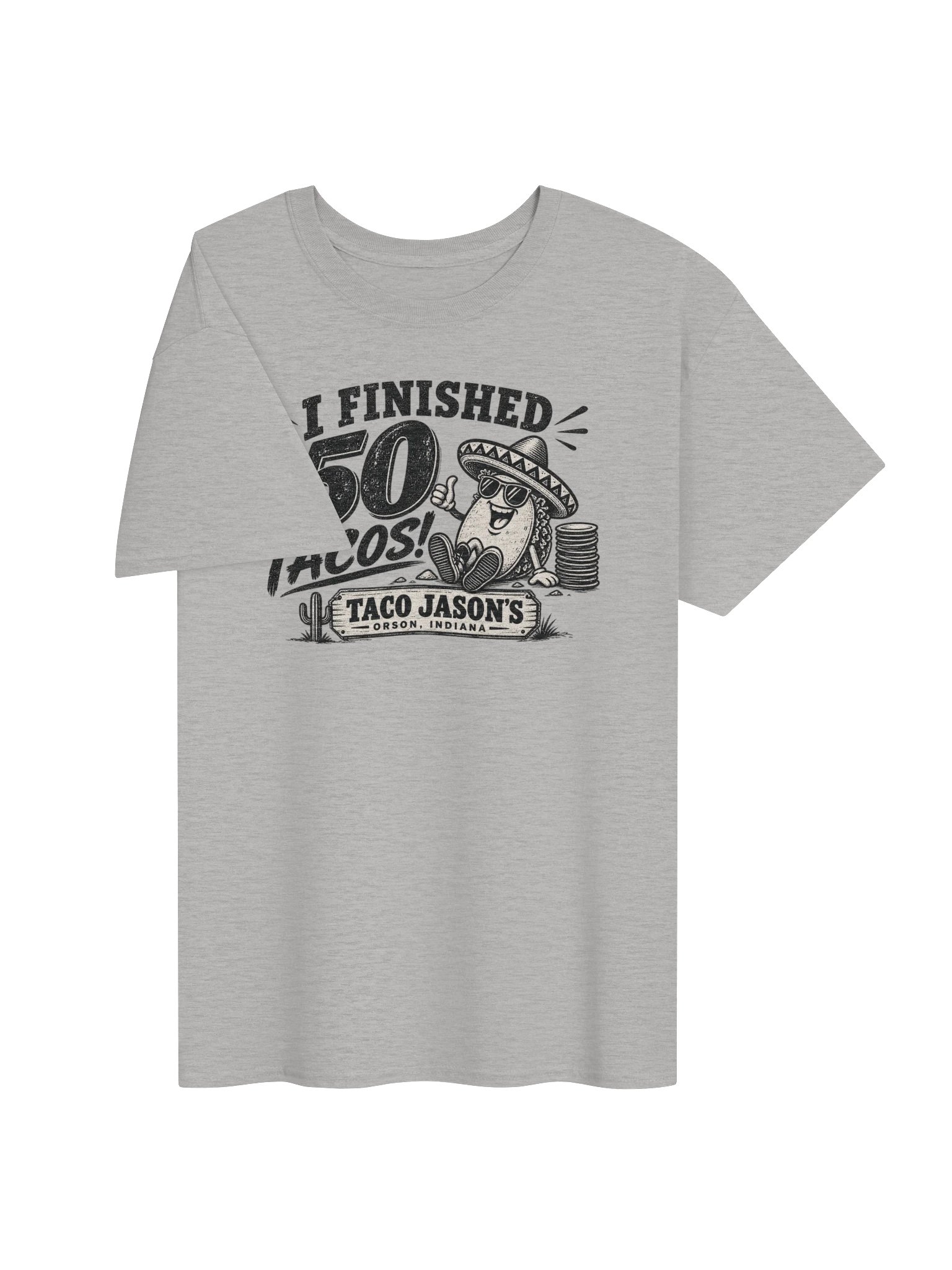 I Finished 50 Tacos – Taco Jason’s Orson Inspired T-Shirt product image (4)