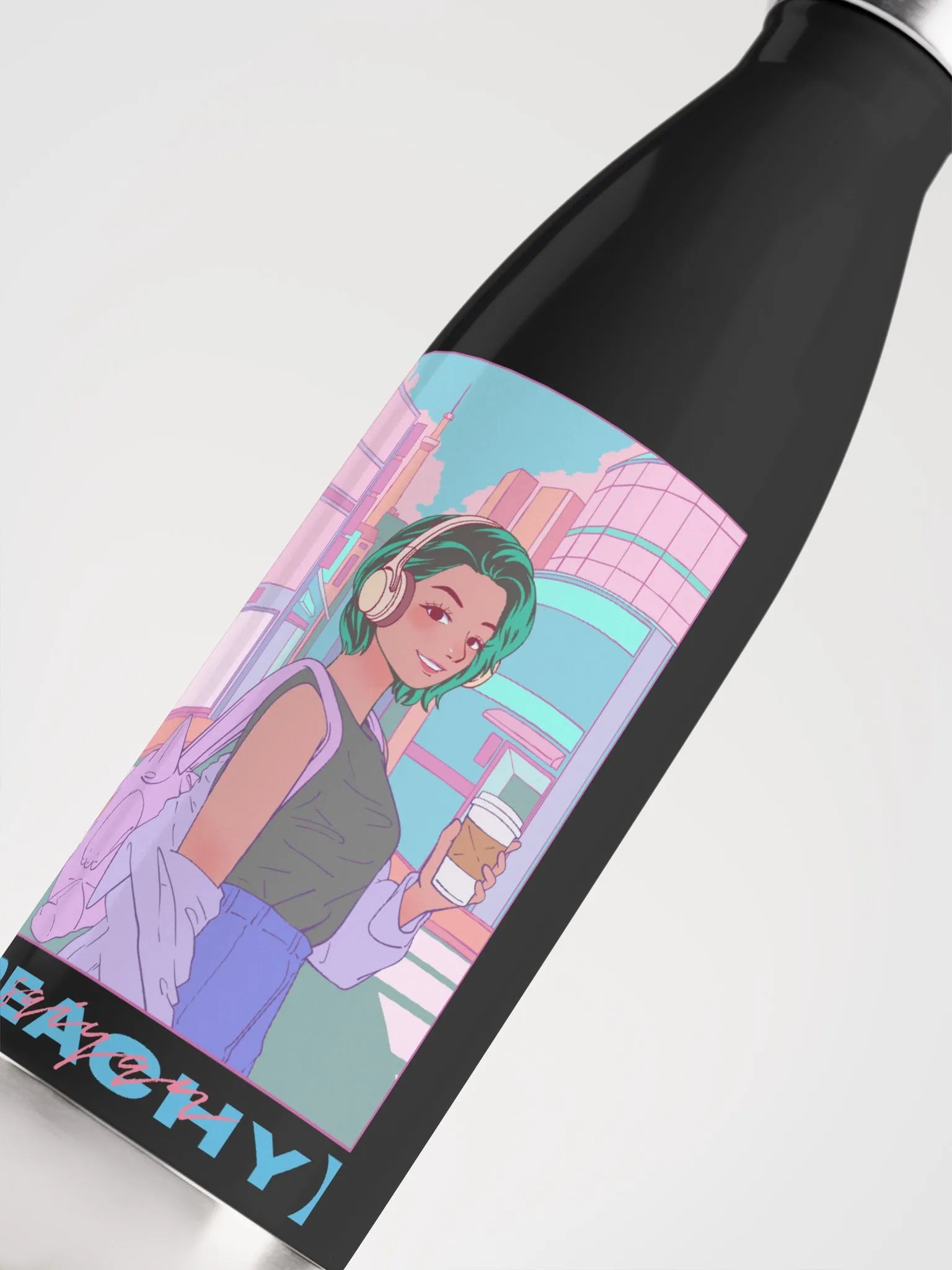 Walking with Peachy Water Bottle product image (5)